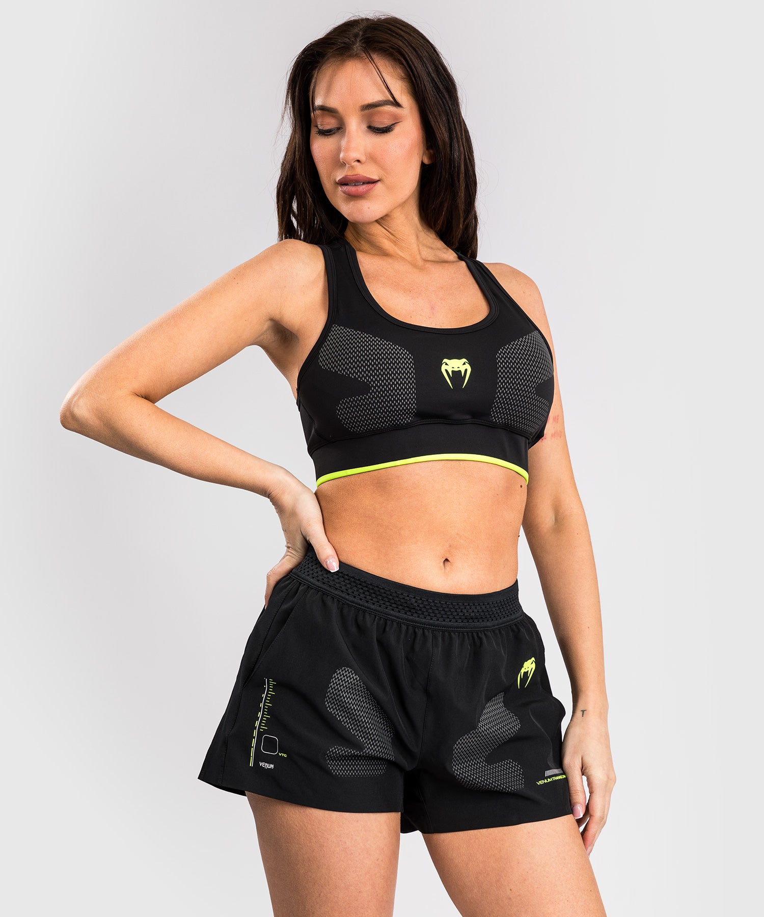 Brassière de sport Venum Training Camp 4.0 - Noir/Vert Fluo - product-type_Brassières de sport