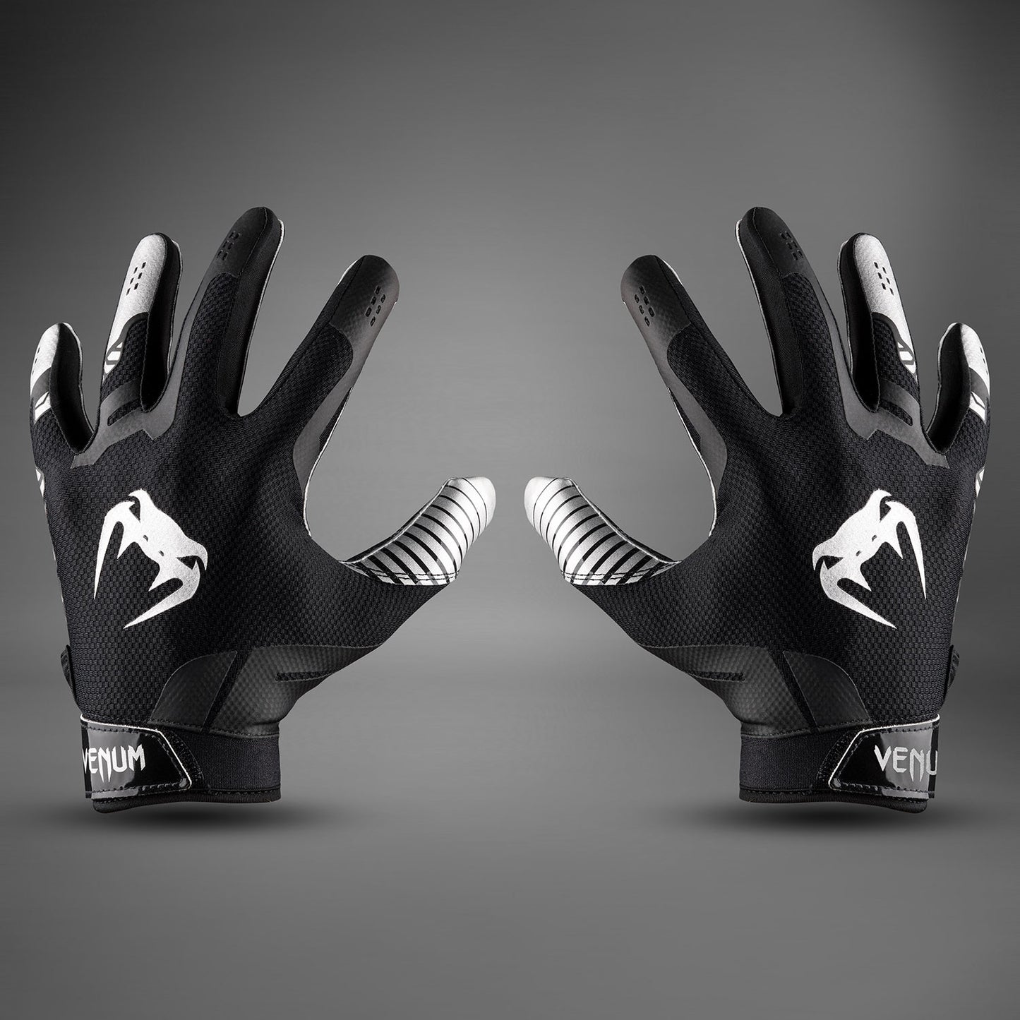 Gants de Football Venum Elite - Noir/Argent - product-type_Football Gloves
