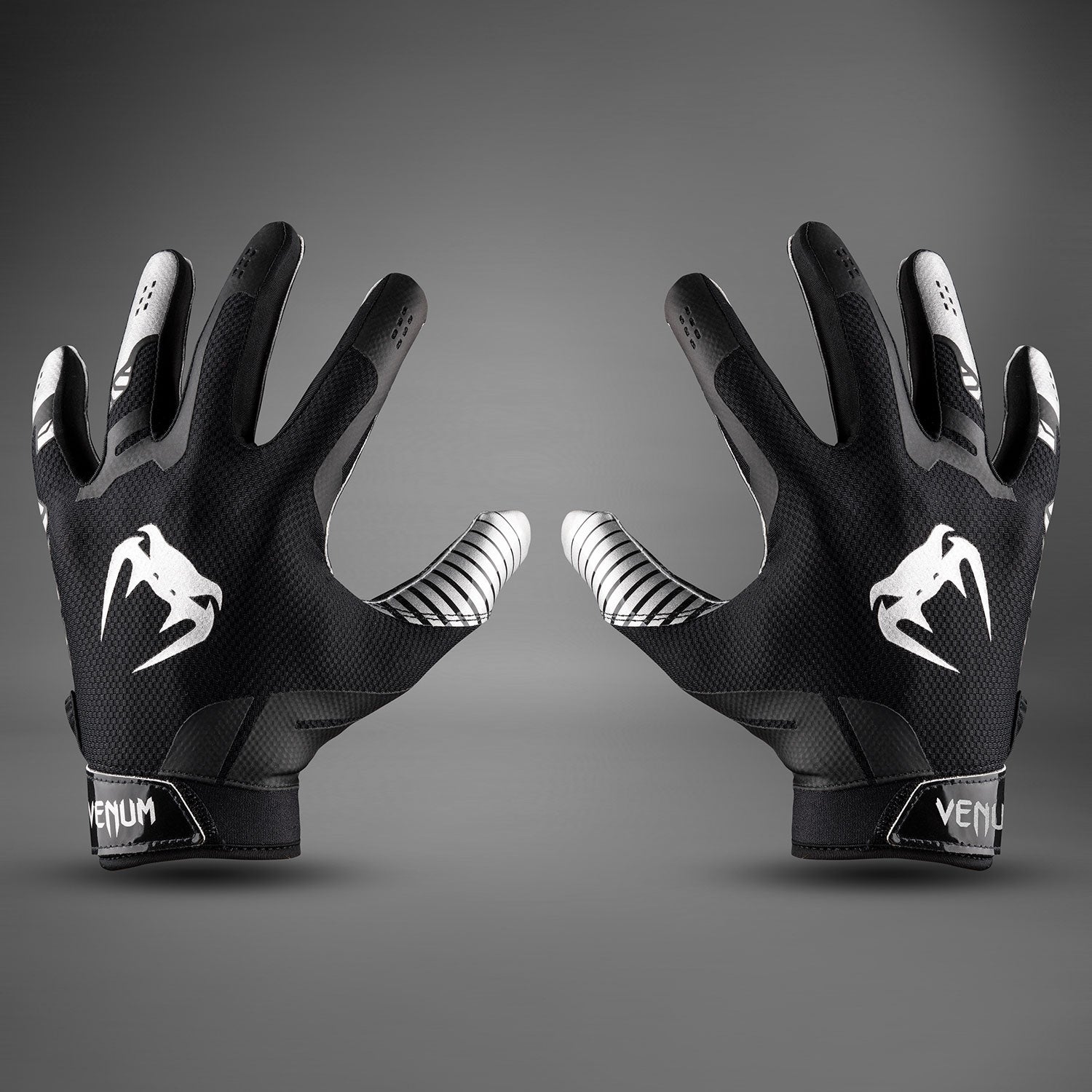 Gants de Football Venum Elite - Noir/Argent - product-type_Football Gloves
