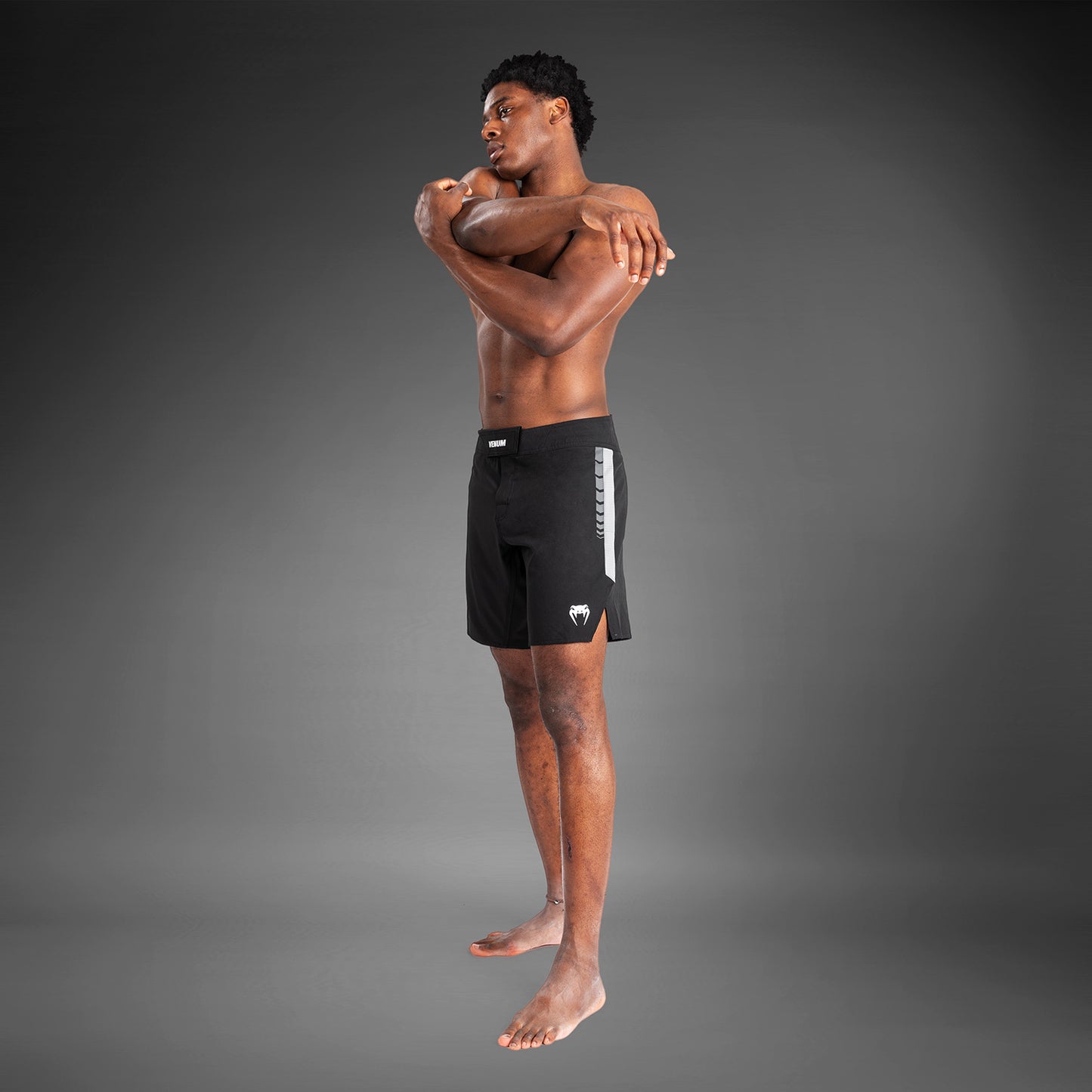 Short de Combat pour Hommes Venum Tempest - Noir/Gris - product-type_Shorts de MMA