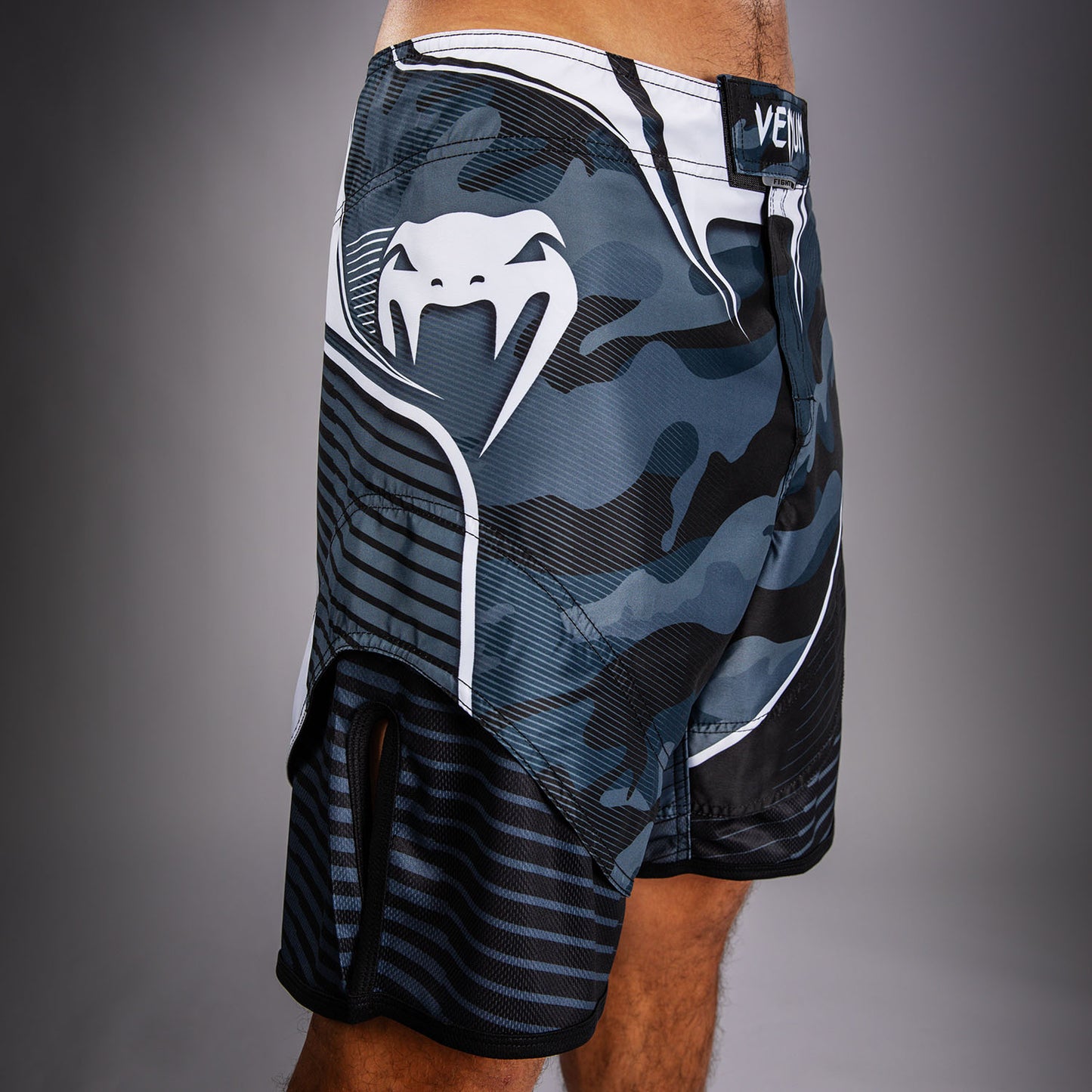Short de Combat Venum Camo Hero - Bleu Marine Foncé/Bleu