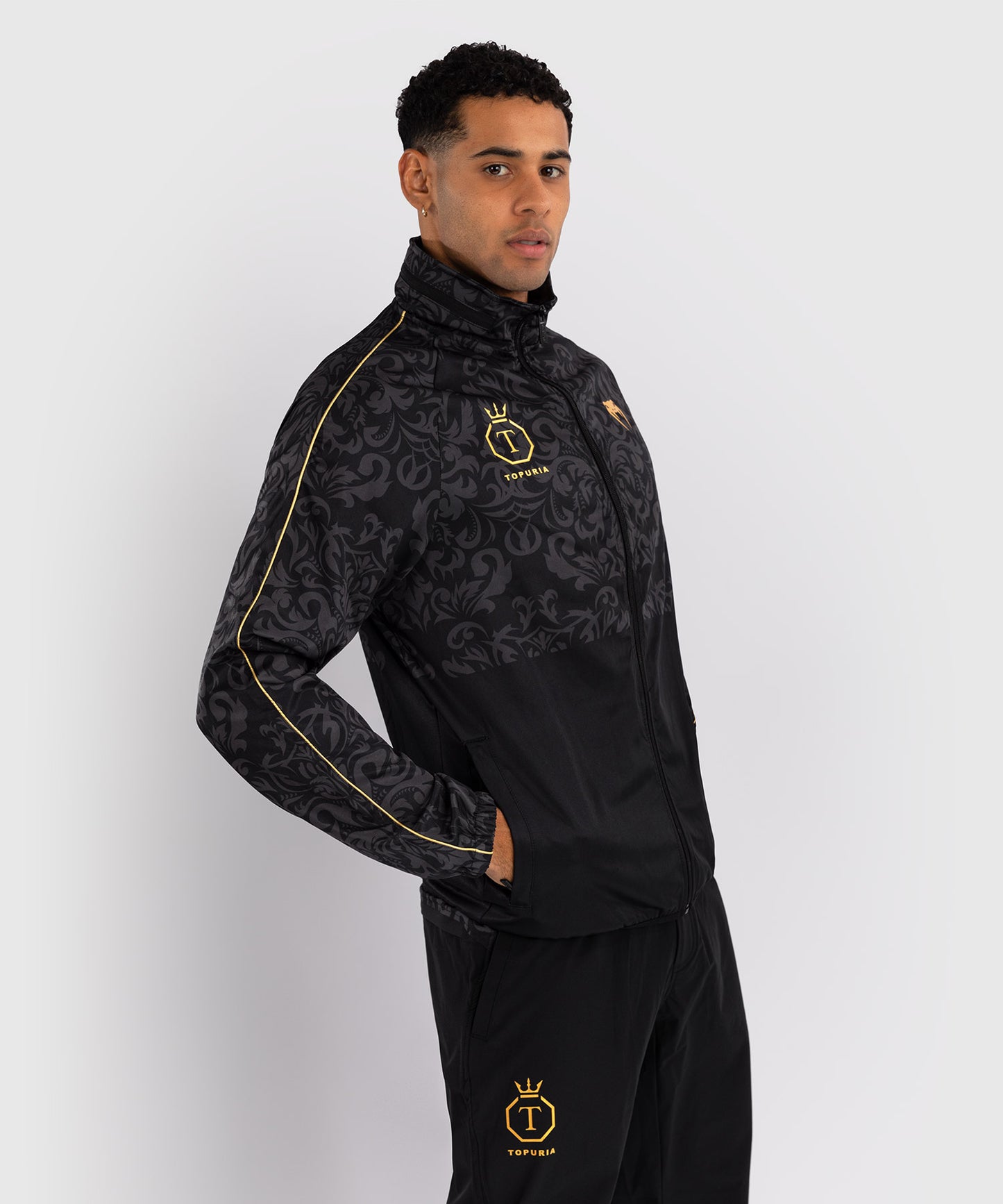 Veste de Survêtement Unmatched Edition Venum x Topuria - Noir/Doré - product-type_Vestes