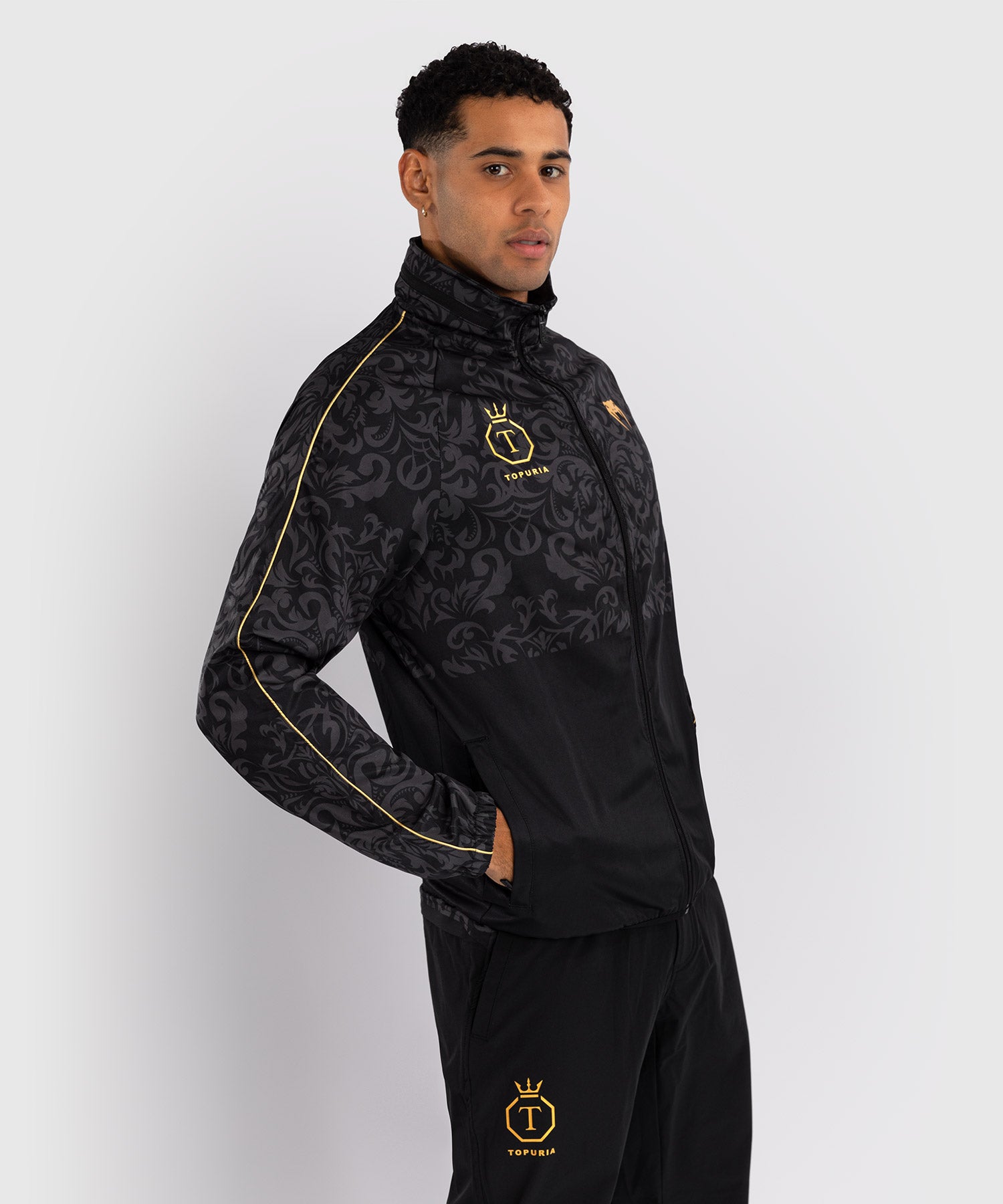 Veste de Survêtement Unmatched Edition Venum x Topuria - Noir/Doré - product-type_Vestes