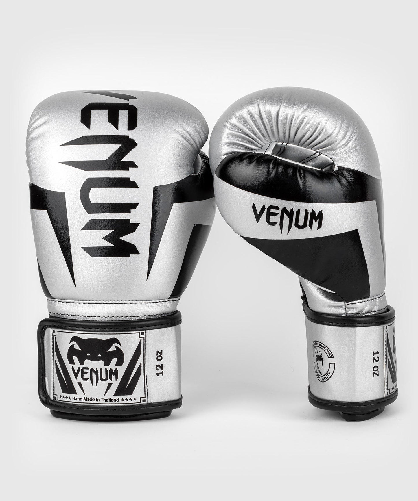 Gants de boxe Venum Elite - Argent/Noir - product-type_Gants de boxe