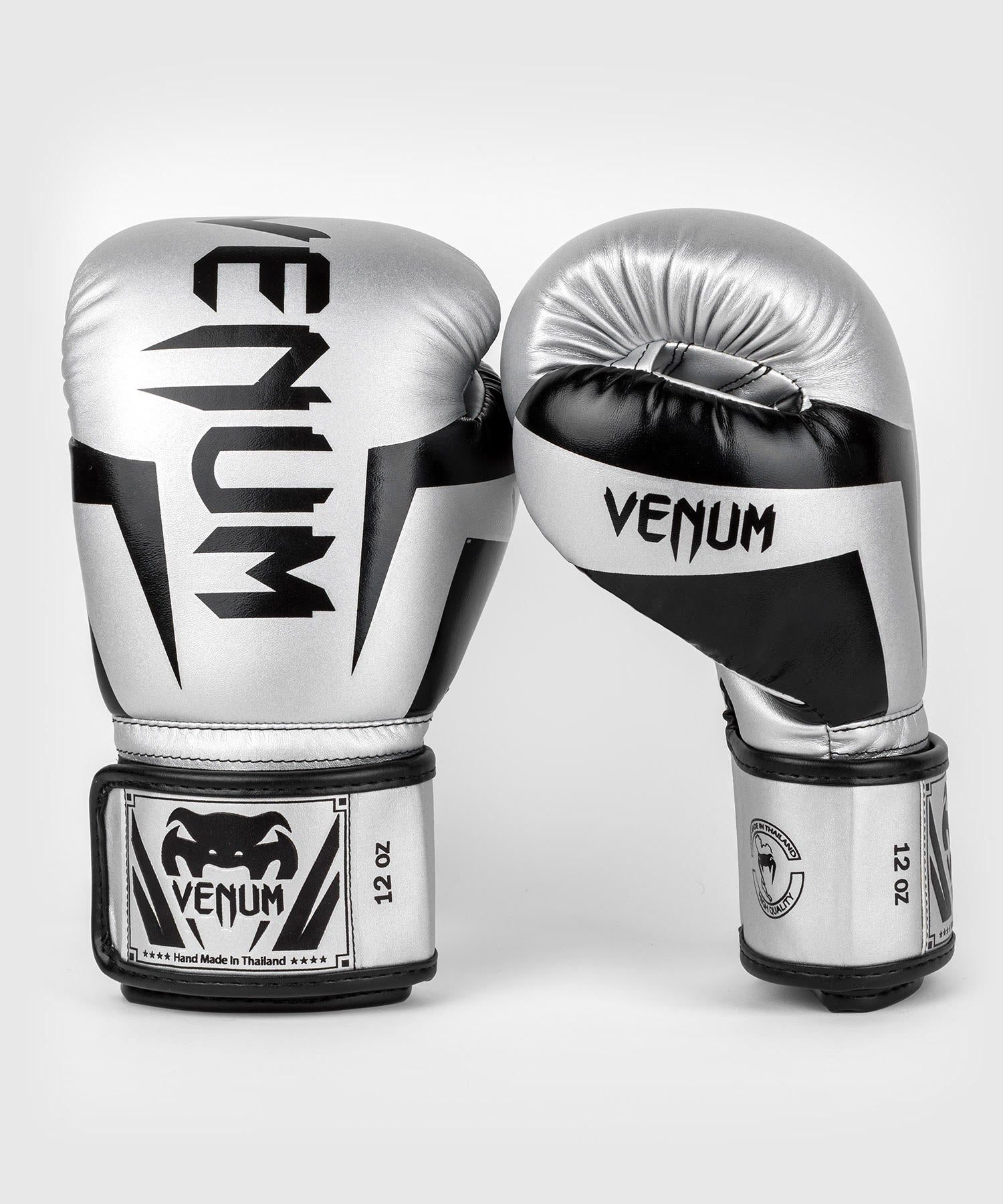 Gants de boxe Venum Elite - Argent/Noir - product-type_Gants de boxe