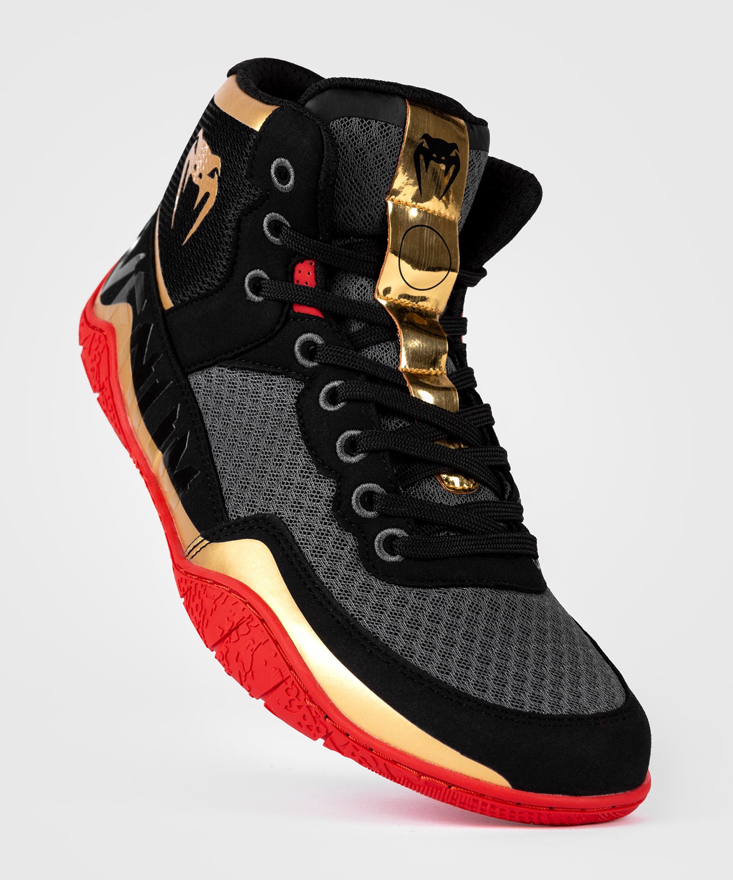 Chaussures de lutte Venum Elite - Noir/Or/Rouge - product-type_chaussures de lutte