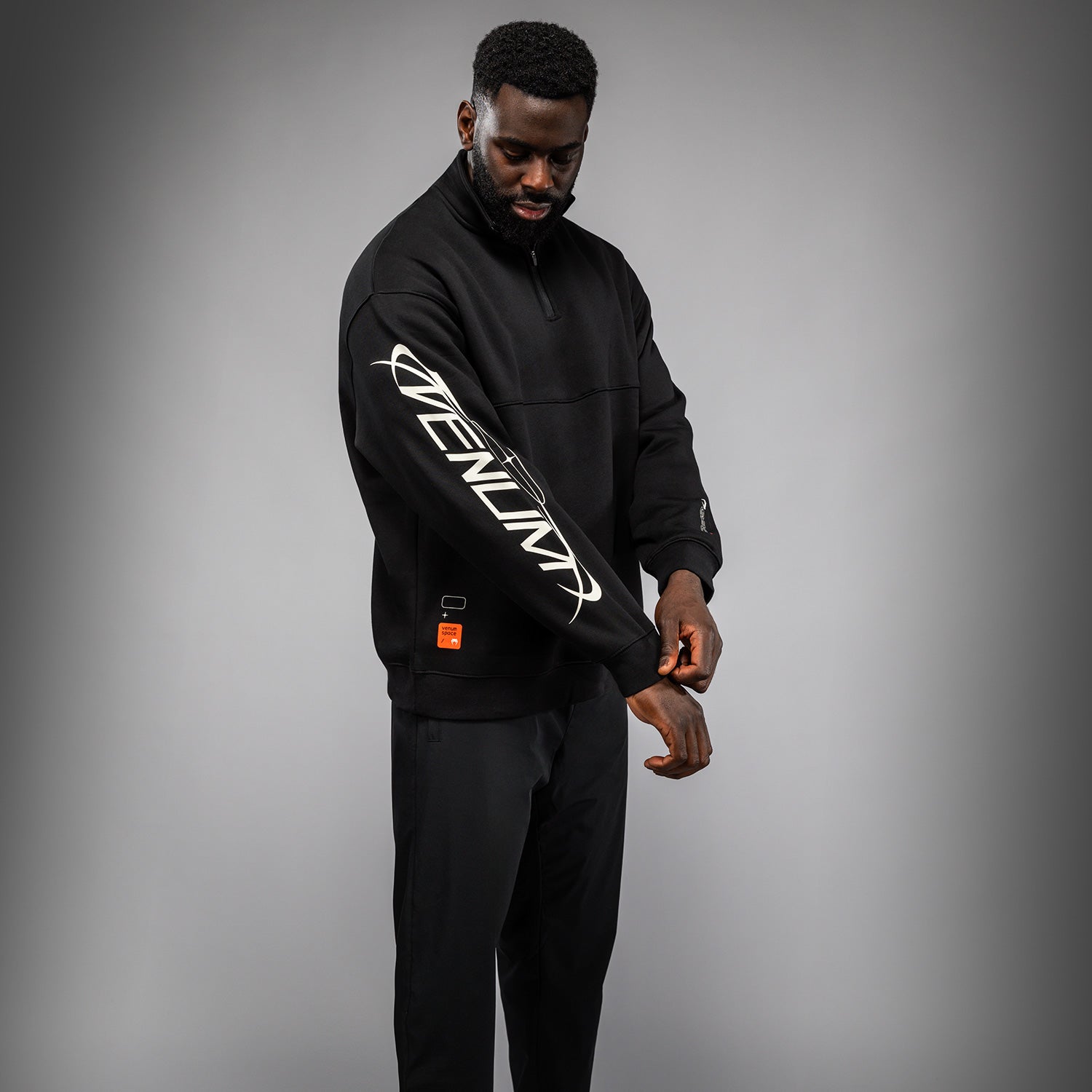 Sweat col Zippé Venum Eclipse – Noir/Ivoire - product-type_Sweatshirts
