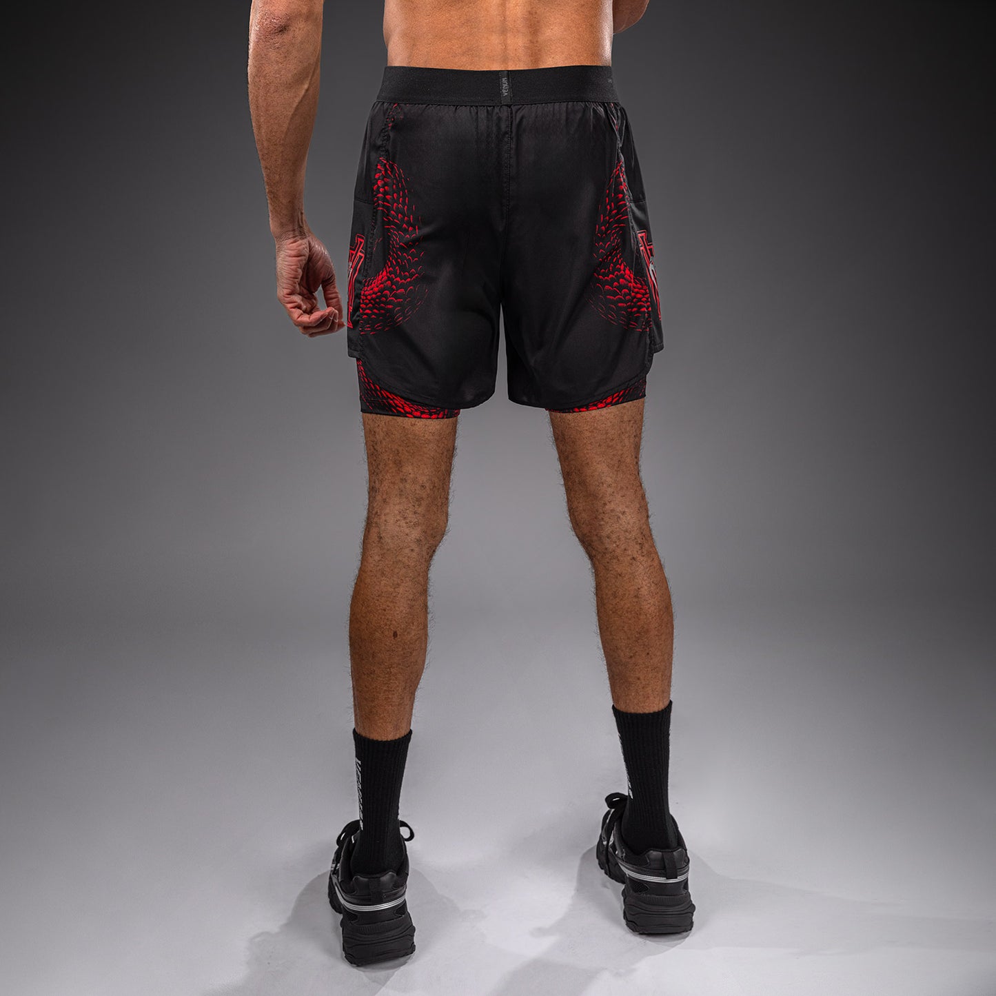 Short d’Entraînement Venum Matupa - Noir/Rouge/Argent - product-type_Shorts de training