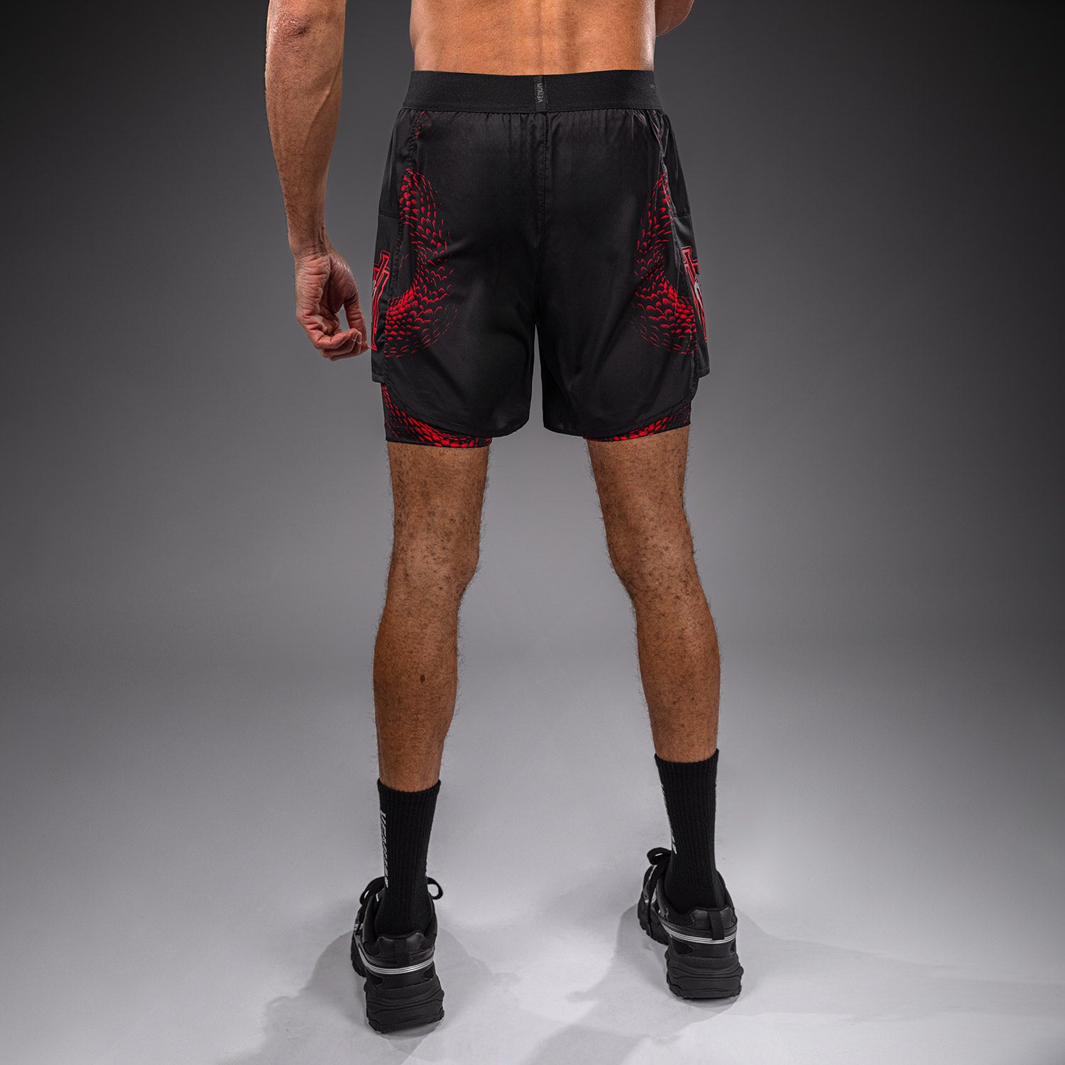 Short d’Entraînement Venum Matupa - Noir/Rouge/Argent - product-type_Shorts de training