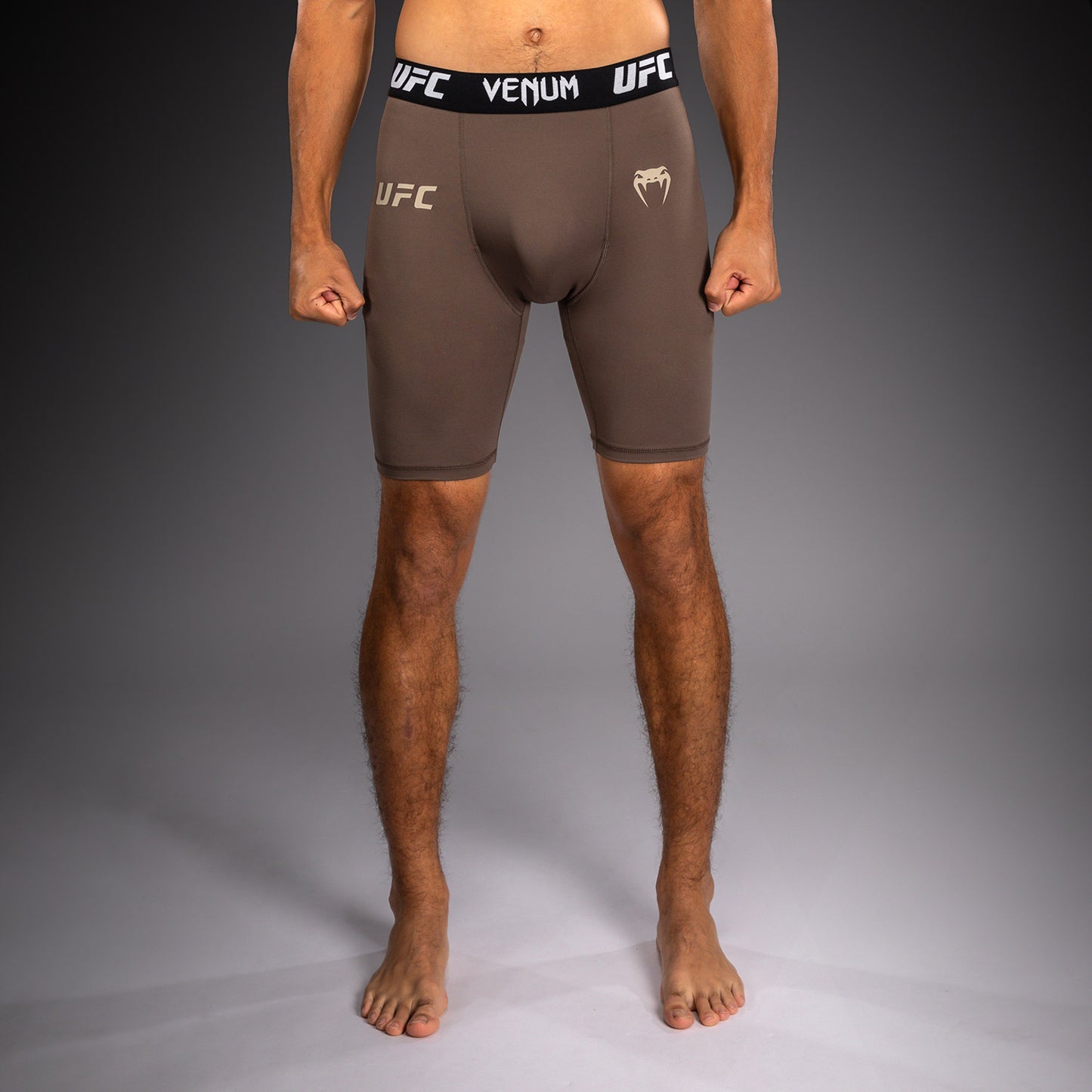 Short de Compression Technique Homme Venum UFC Unity by Venum Authentic Fight Week - Marron