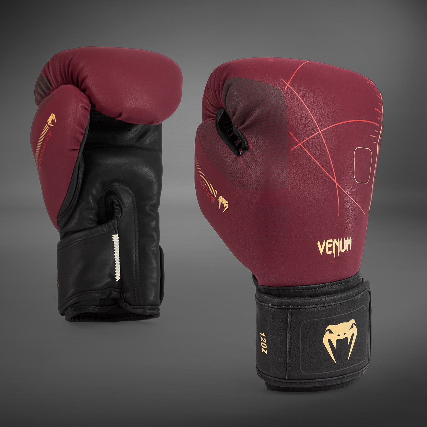 Gants de Boxe Venum Tactical XT- Noir/Bordeaux/Or - product-type_Gants de boxe