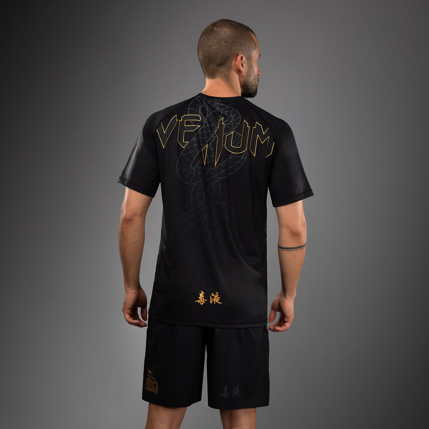 T-shirt Venum Serpenti Dry-Tech – Noir/Argent/Or - product-type_T-Shirts Dry Tech