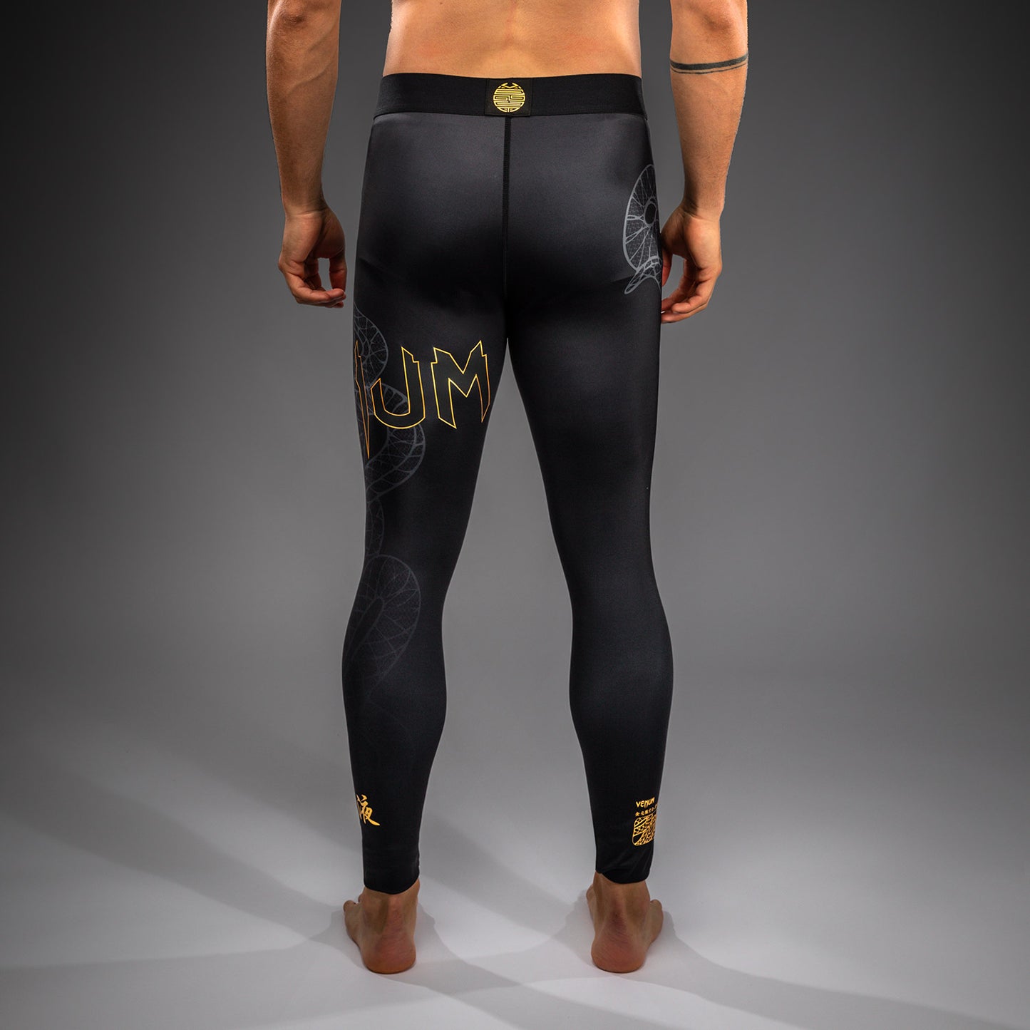 Pantalon de Compression Venum Serpenti – Noir/Argent/Or - product-type_Pantalons de Compression