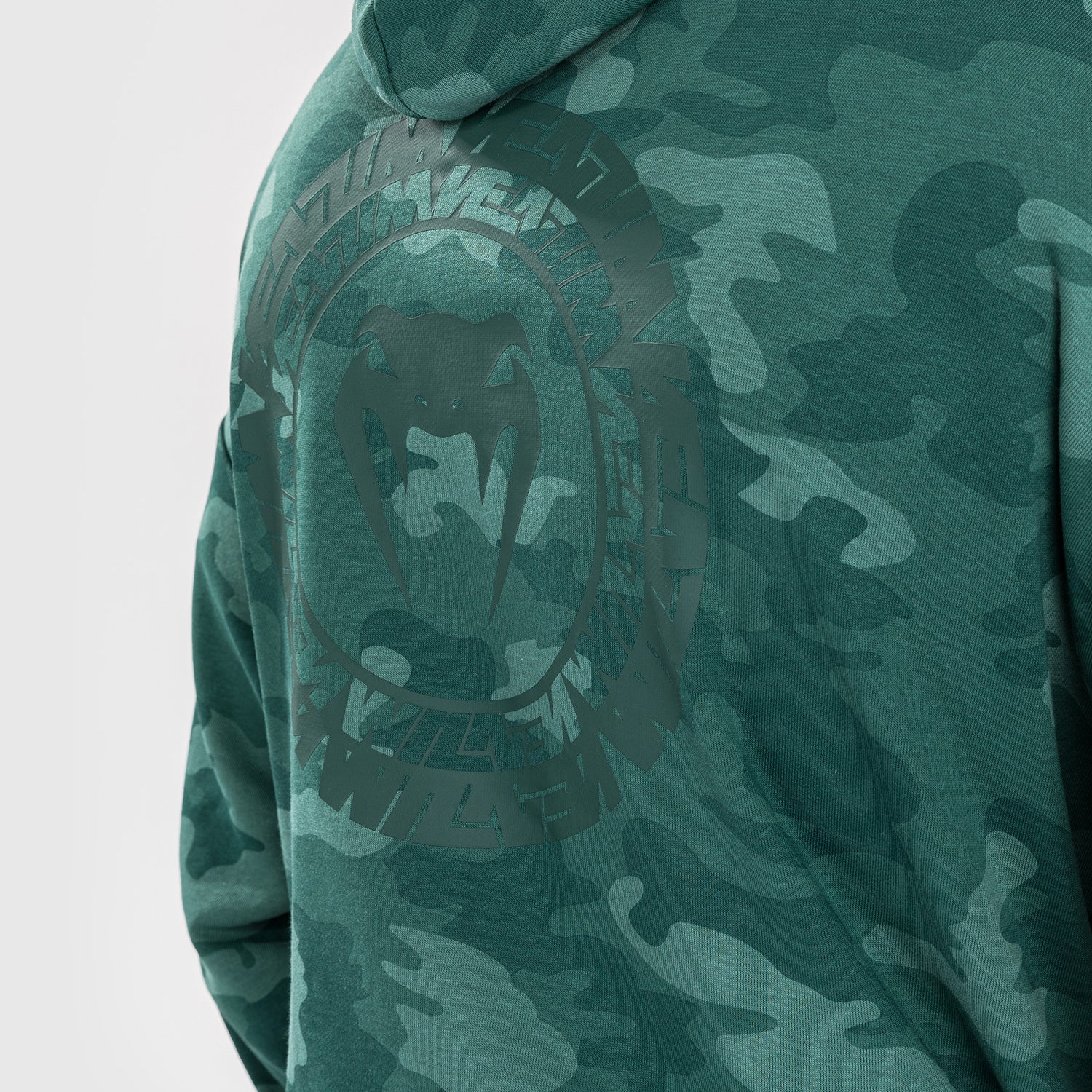 Sweat À Capuche pour Hommes Venum Vortex XL - Camouflage Turquoise - product-type_Sweatshirts