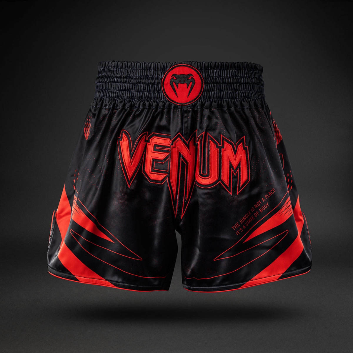 Short de Muay Thaï Venum Amazonia Reborn - Noir/Rouge