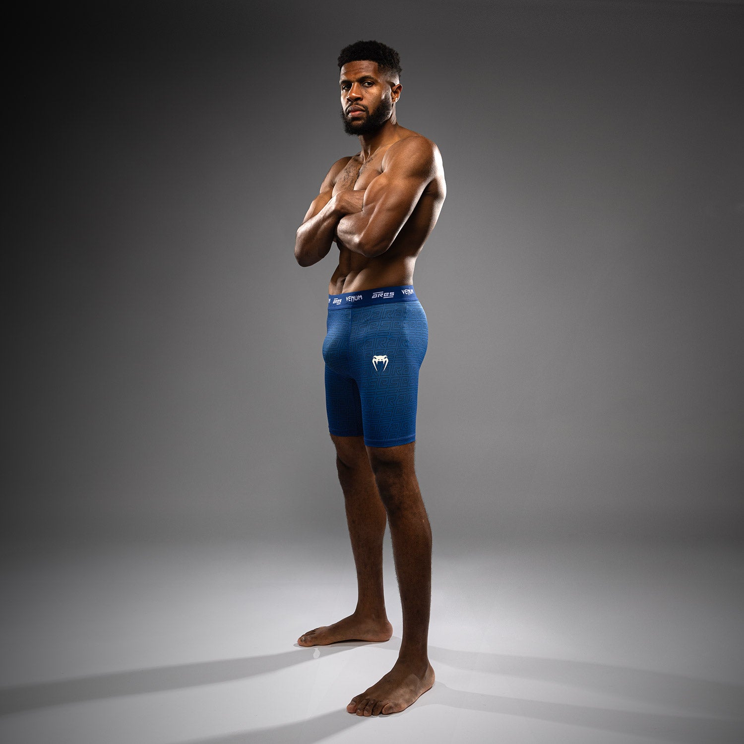 Short de Compression pour Hommes Venum x Ares - Bleu Royal - product-type_Shorts de compression
