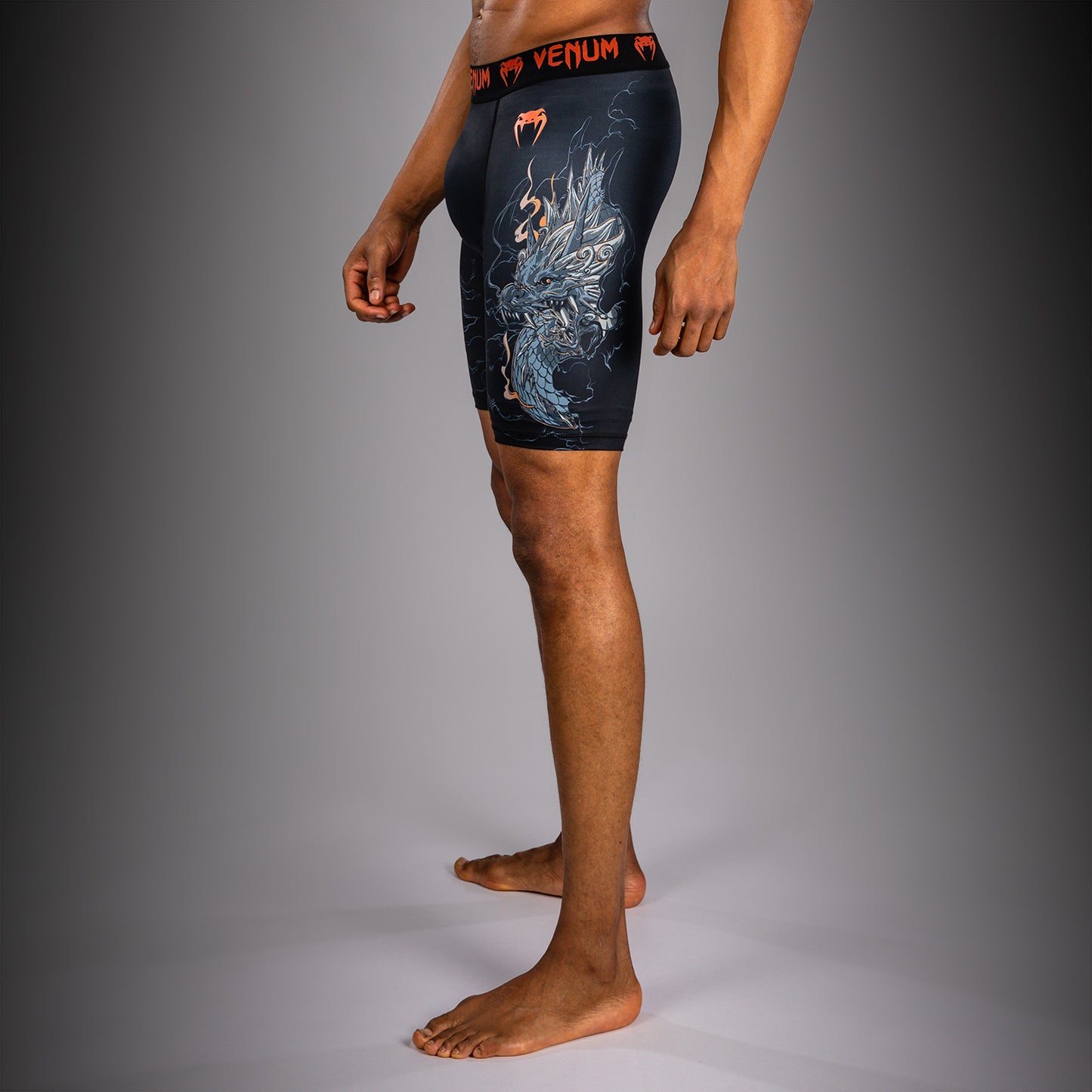Short de Compression Venum Thunder Dragon – Noir/Gris/Cuivre - product-type_Shorts de compression