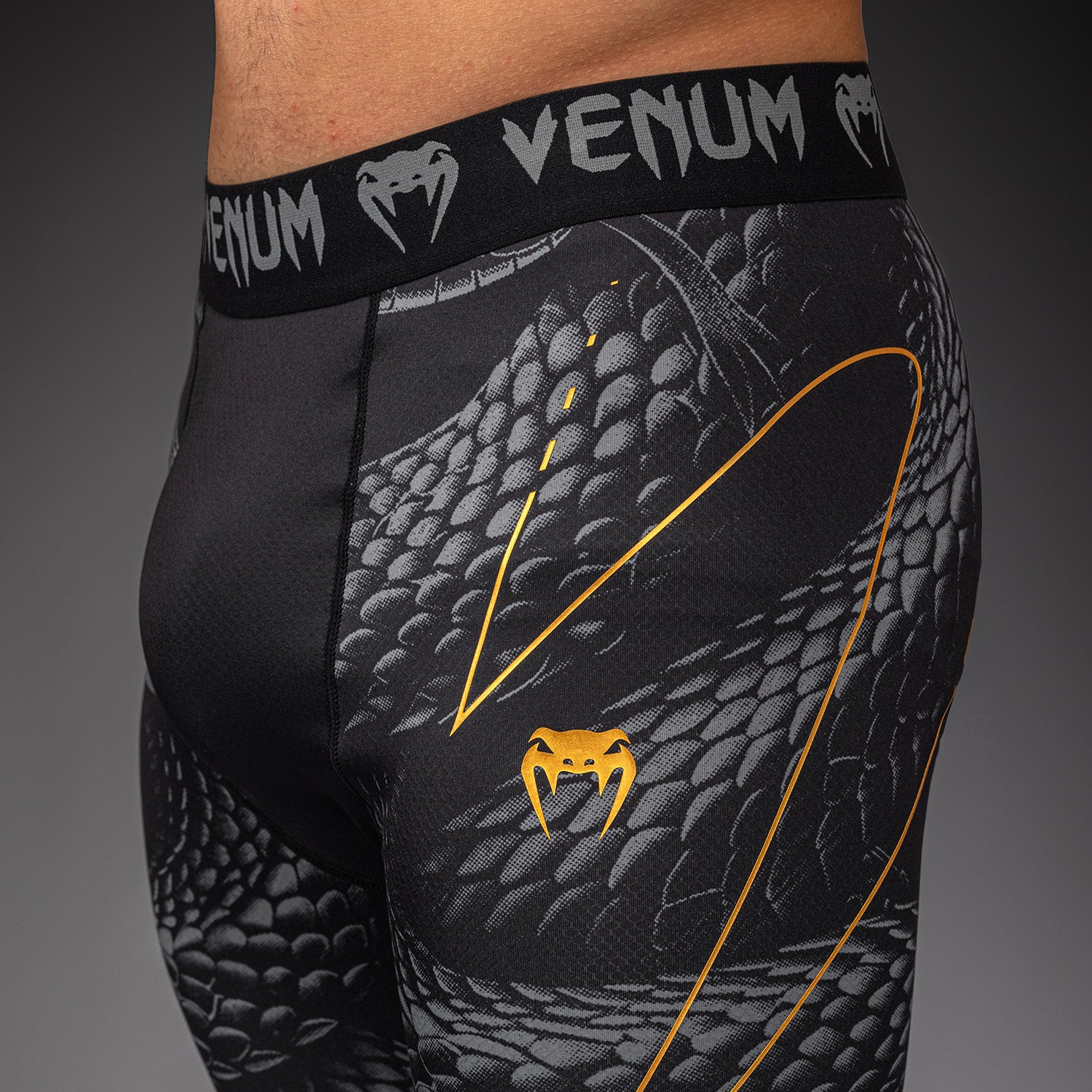 Pantalon de compression Venum Matupa - Noir/Gris/Or - product-type_Pantalons de Compression