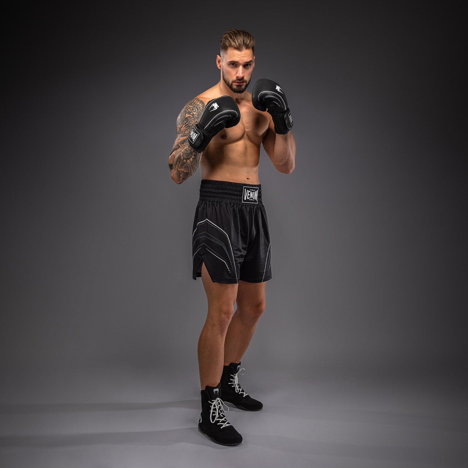 Short de Boxe Venum Streamline – Noir/Blanc - product-type_Shorts de boxe