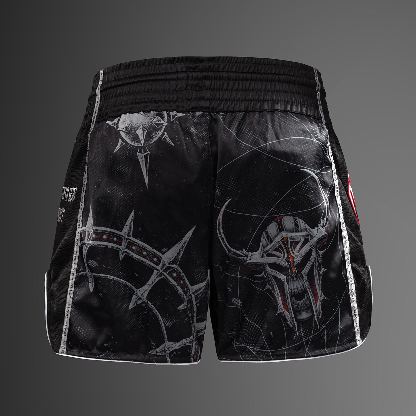 Shorts de Muay Thai Venum Gladiator 5.0 - Noir/Orange Néon - product-type_Shorts de Muay Thai