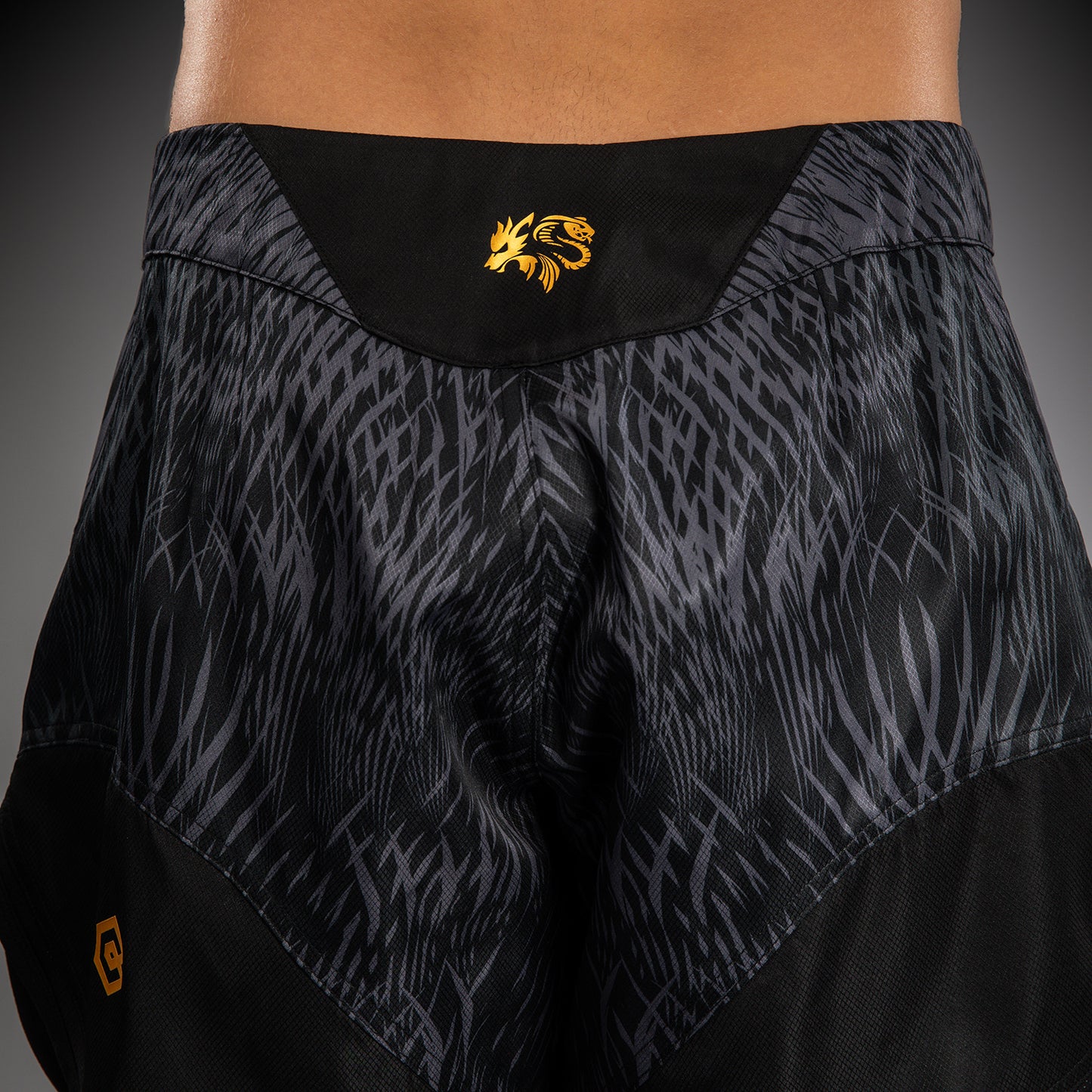 Short de combat Venum x Chimaev - Noir/Gris - product-type_Shorts de MMA