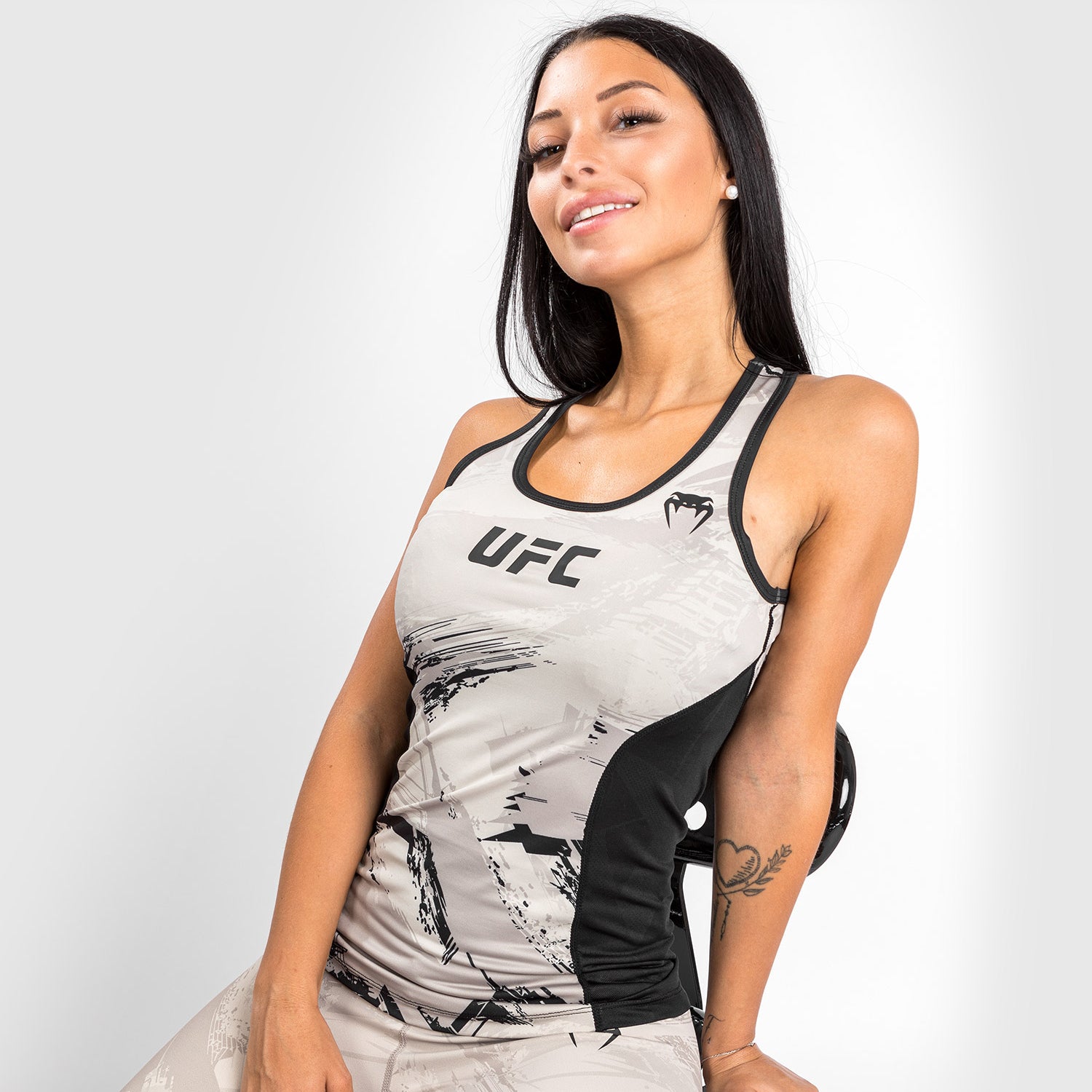 Débardeur Dry Tech UFC Venum Authentic Fight Week 2.0 - Pour Femmes - Sable/Noir - product-type_Débardeurs