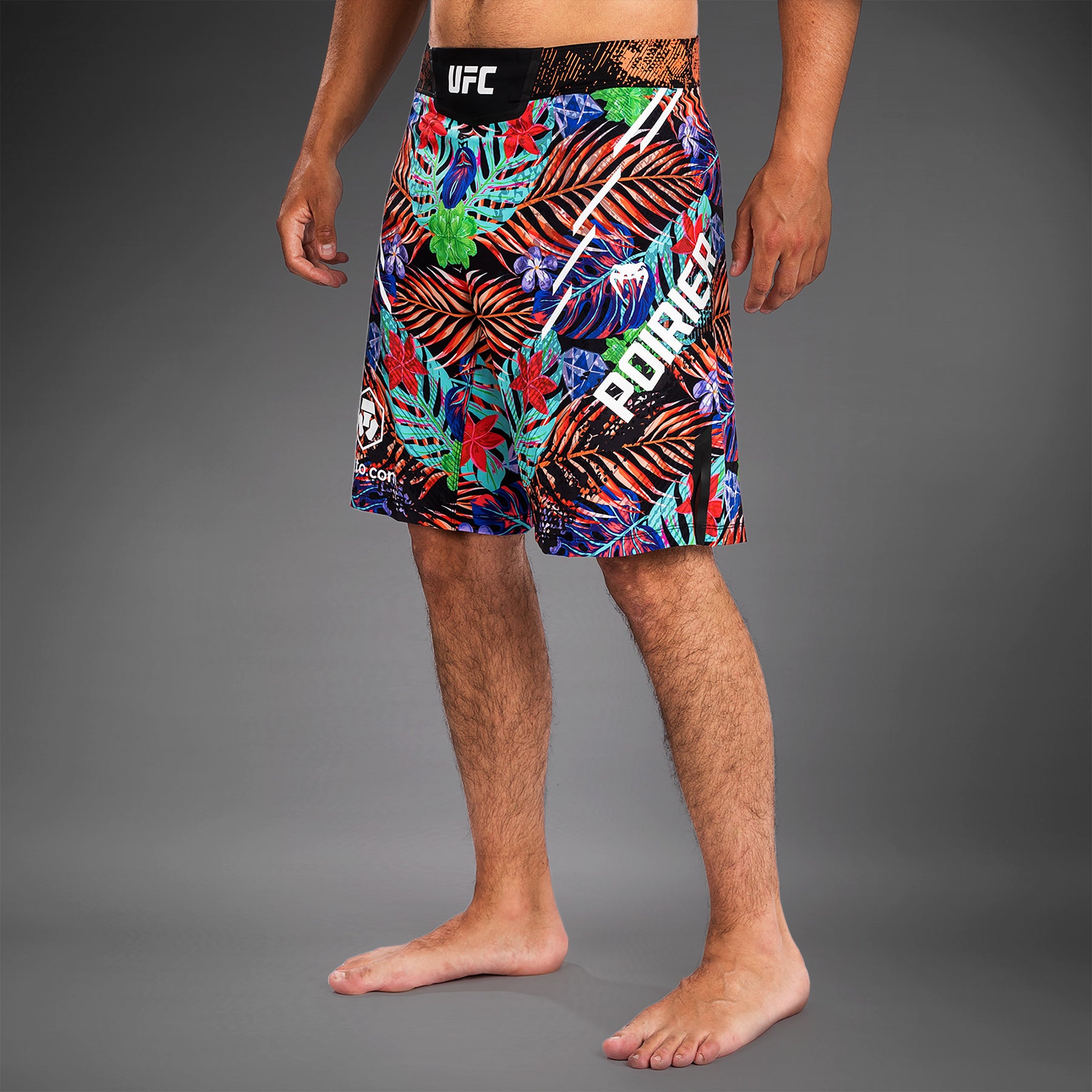 Short de Combat coupe longue pour Hommes UFC Unrivaled by Venum Dustin Poirier - Bleu - product-type_Shorts de MMA