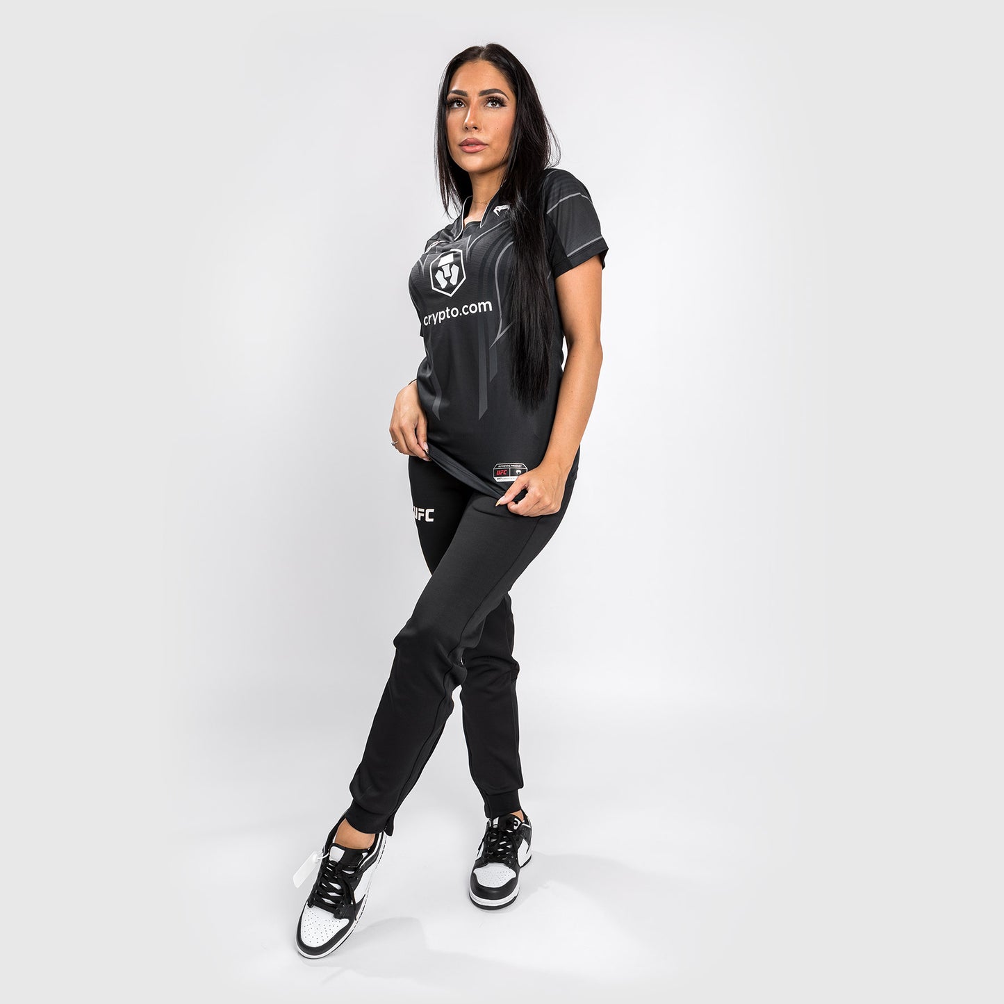 T-shirt Technique Femme UFC Venum Authentic Fight Night 2.0 - Noir