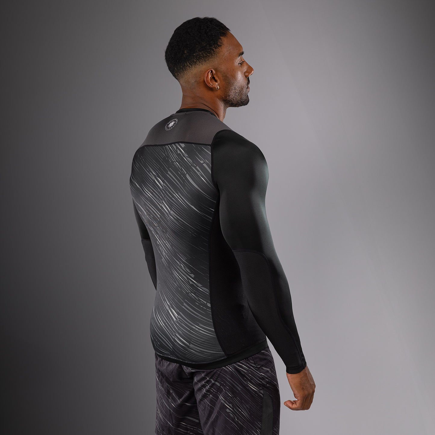 Rashguard Manches Longues Venum Rapid - Noir/Gris Orage - product-type_T-Shirts de Compression