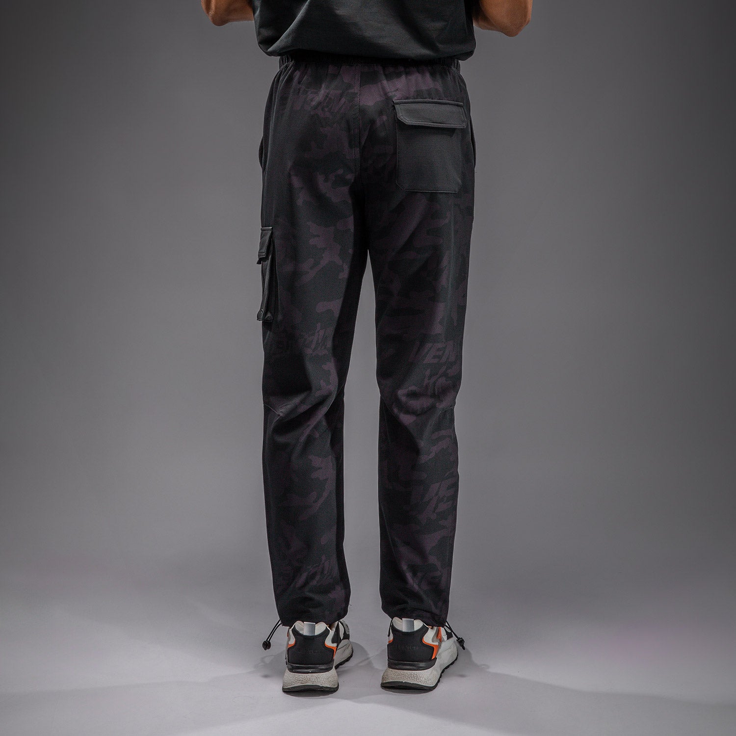 Jogging pour Hommes Venum Trooper - Noir/Violet - product-type_Pantalons de jogging