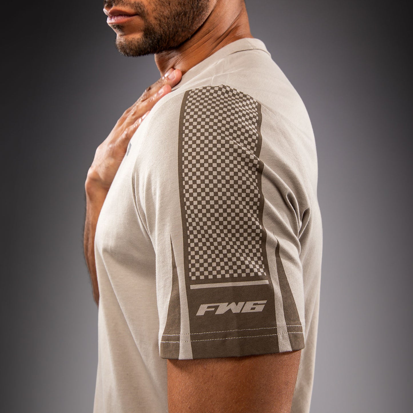 T-shirt à Manches Courtes pour Homme Venum UFC Unity by Venum Authentic Fight Week - Sable