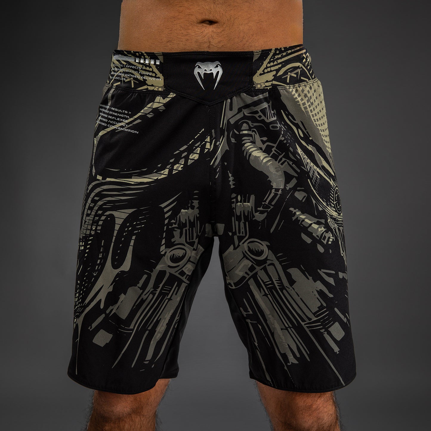 Short de combat Venum Invader - Noir/Sable - product-type_Shorts de MMA