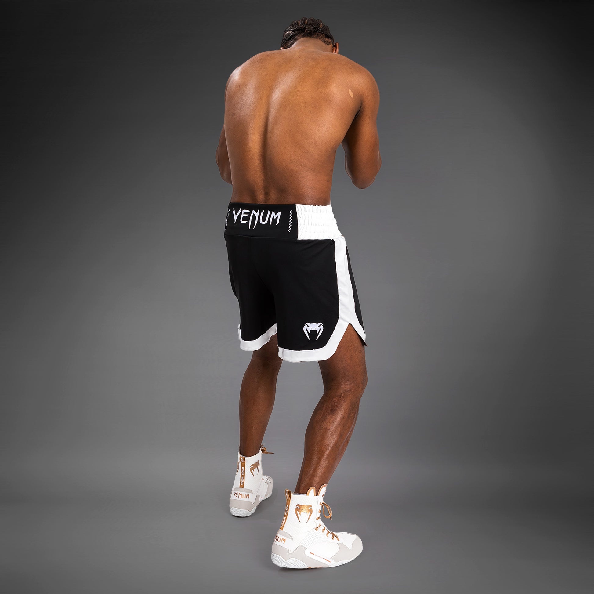 Short de boxe Venum Classic - Noir/Blanc - product-type_Shorts de boxe
