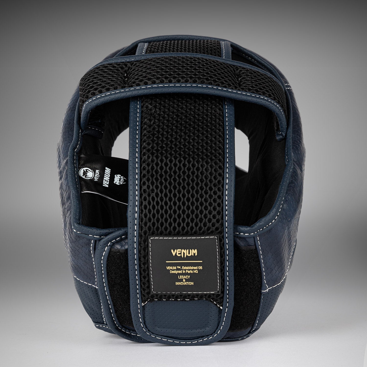 Casque de Protection Venum Impact Evo Scales – Bleu Minuit - product-type_Casques de boxe