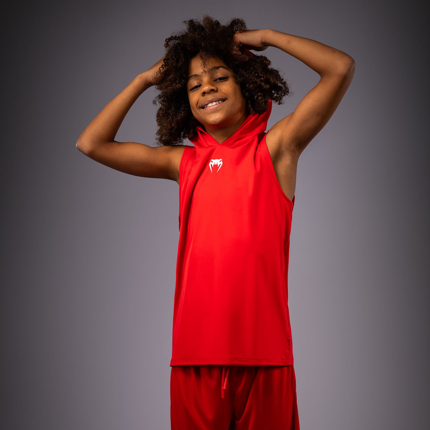 Sweat à capuche sans manches Dry Tech pour Enfants Venum Elite - Rouge - product-type_Sweatshirts