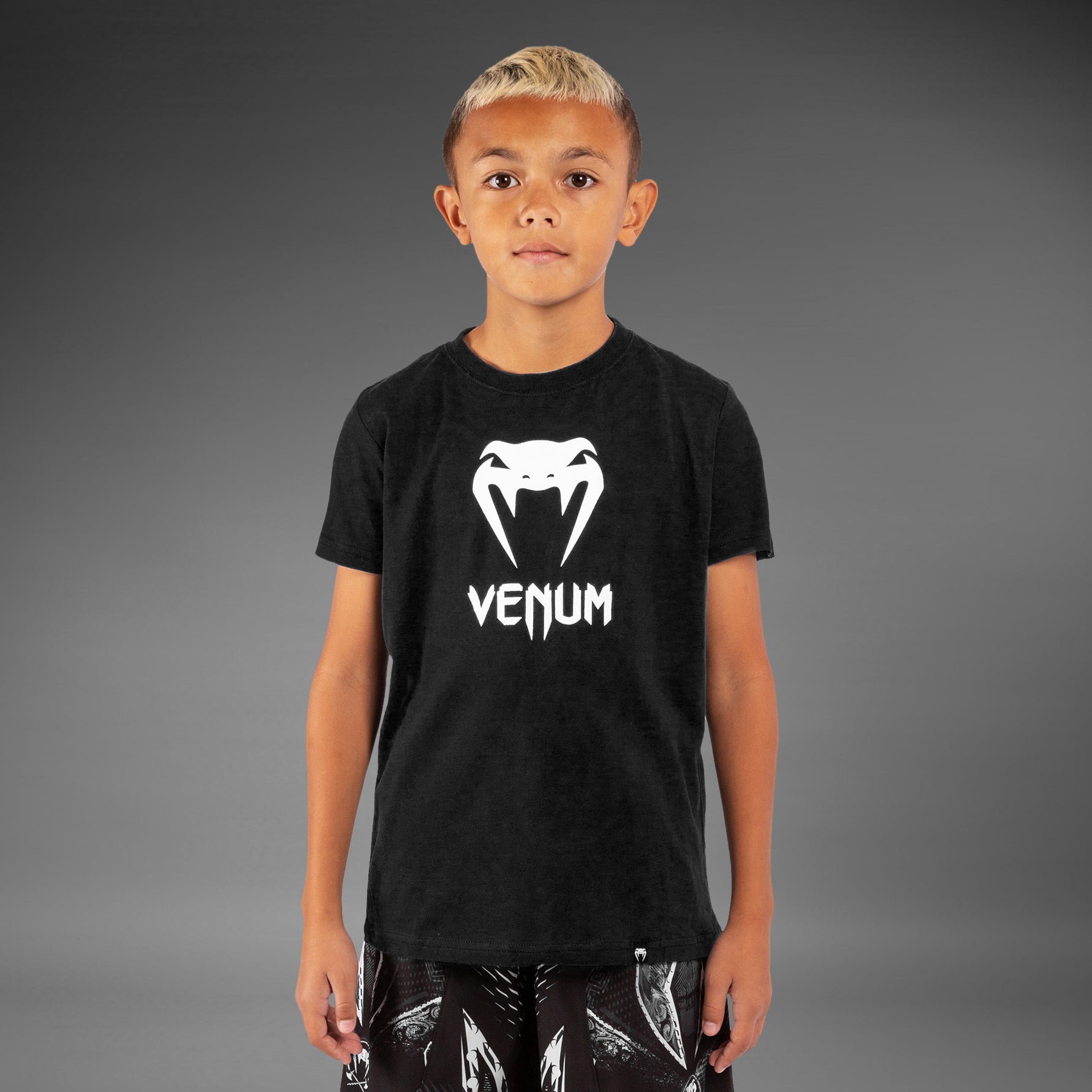 T-shirt UFC Garçon – Noir, Logo, 100% Coton, Taille 12-13 Ans, Neuf