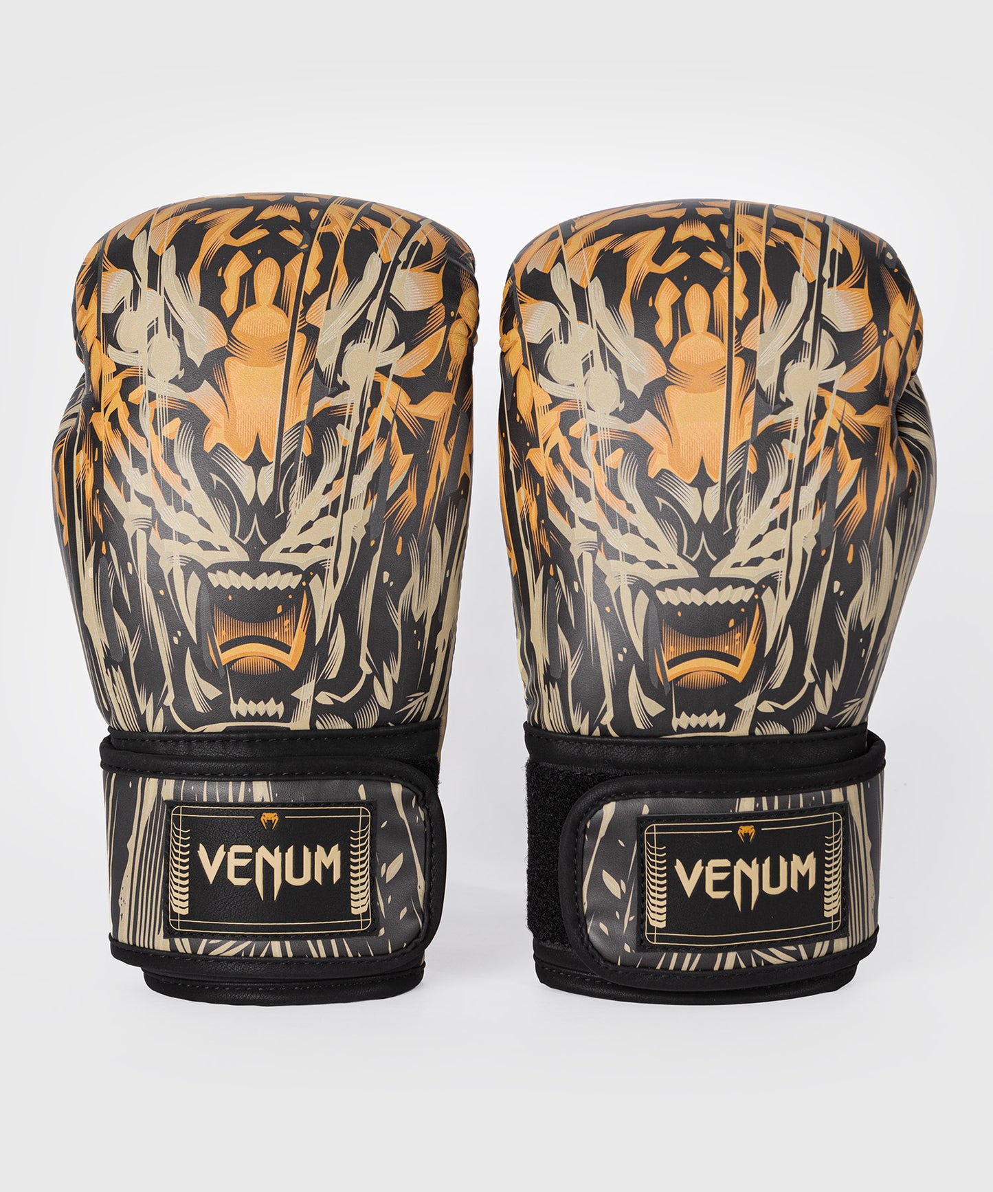 Gants de Boxe Venum Tiger pour Hommes - Noir/Orange Néon - product-type_Gants de boxe