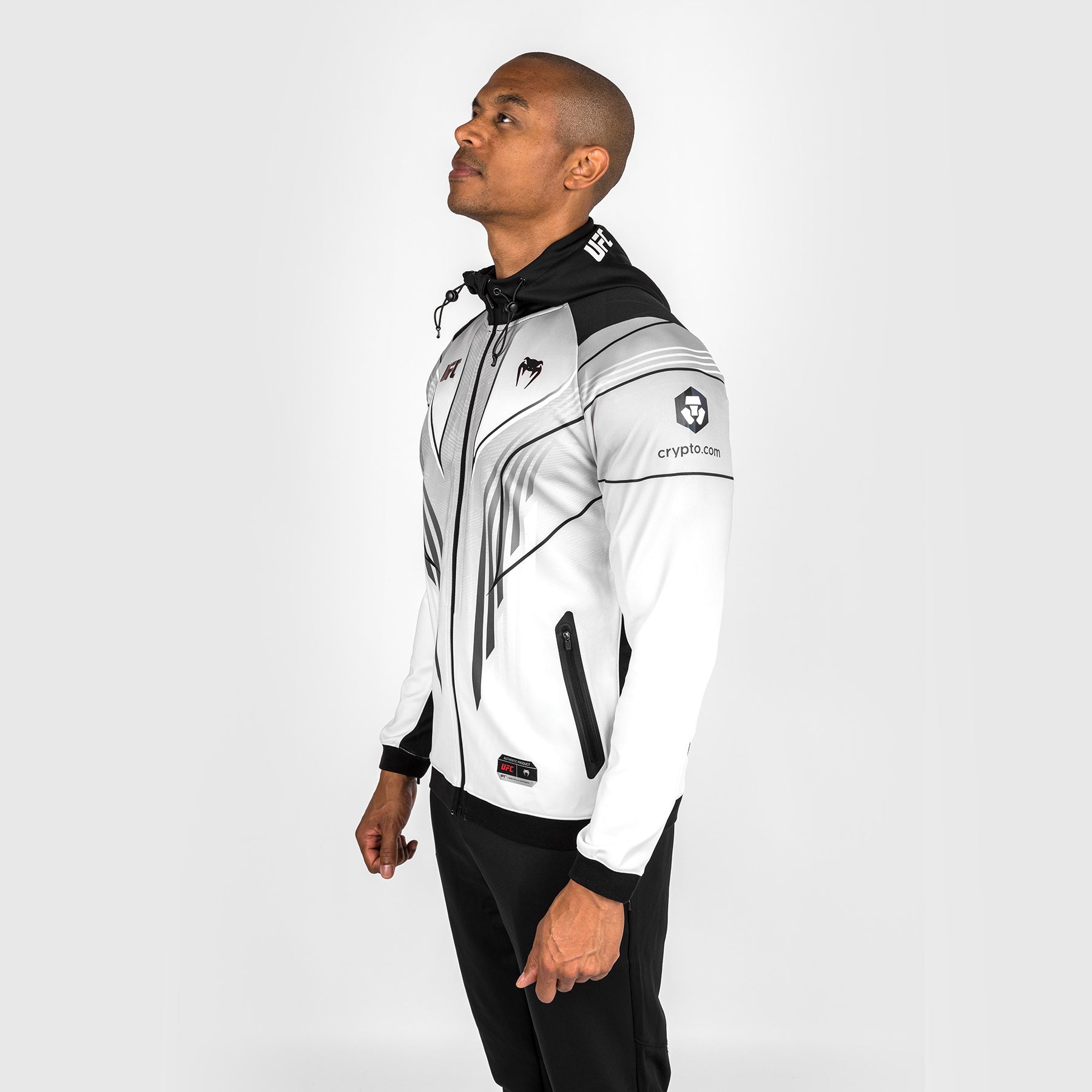 Sweat à capuche Personnalisé Walkout UFC Venum Authentic Fight Night 2.0 pour homme - Blanc - product-type_Vestes