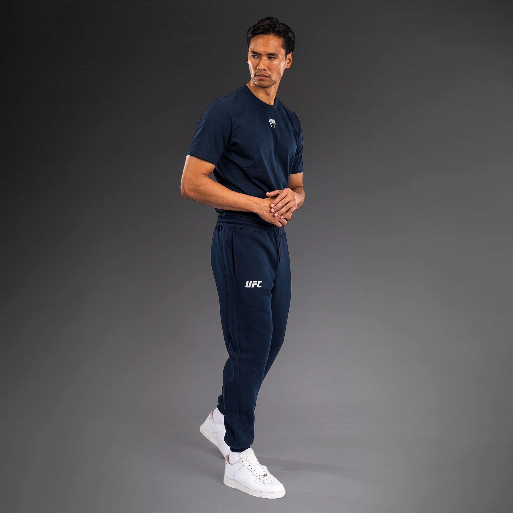Pantalon en Coton pour Hommes UFC Fusion by Venum Fight Week - Bleu Océanique - product-type_Pantalons de jogging