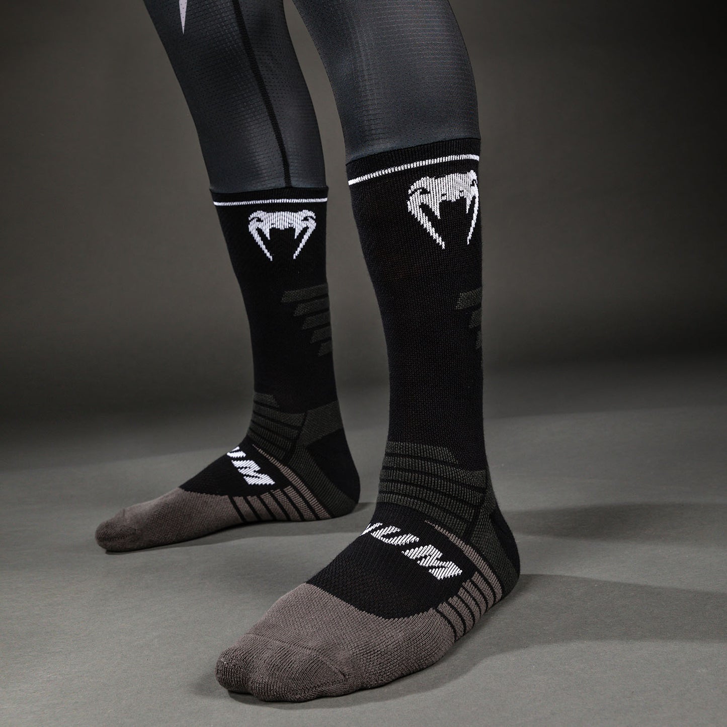 Chaussettes de Motorsports Venum MX Basics - Noir/Blanc