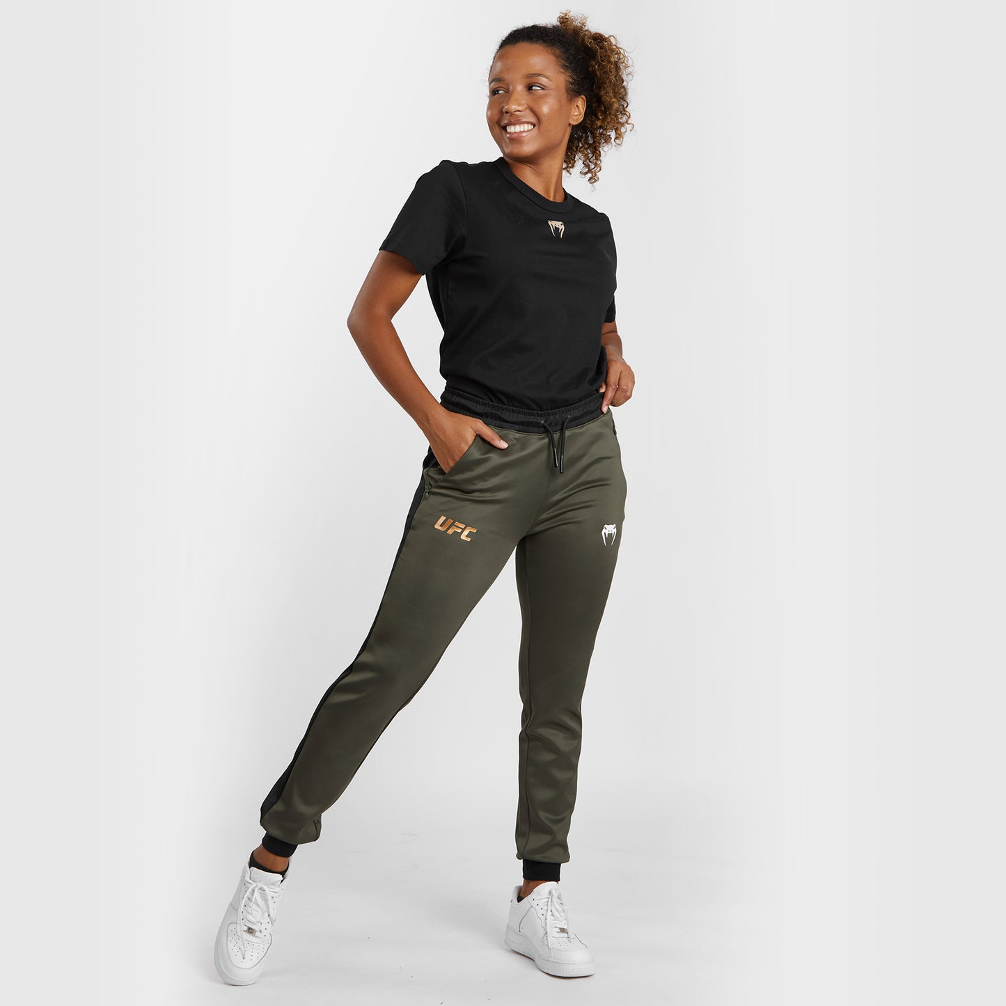 Pantalon de jogging de performance pour Femmes UFC Adrenaline by Venum Fight Week - Kaki/Bronze - product-type_Pantalons de jogging