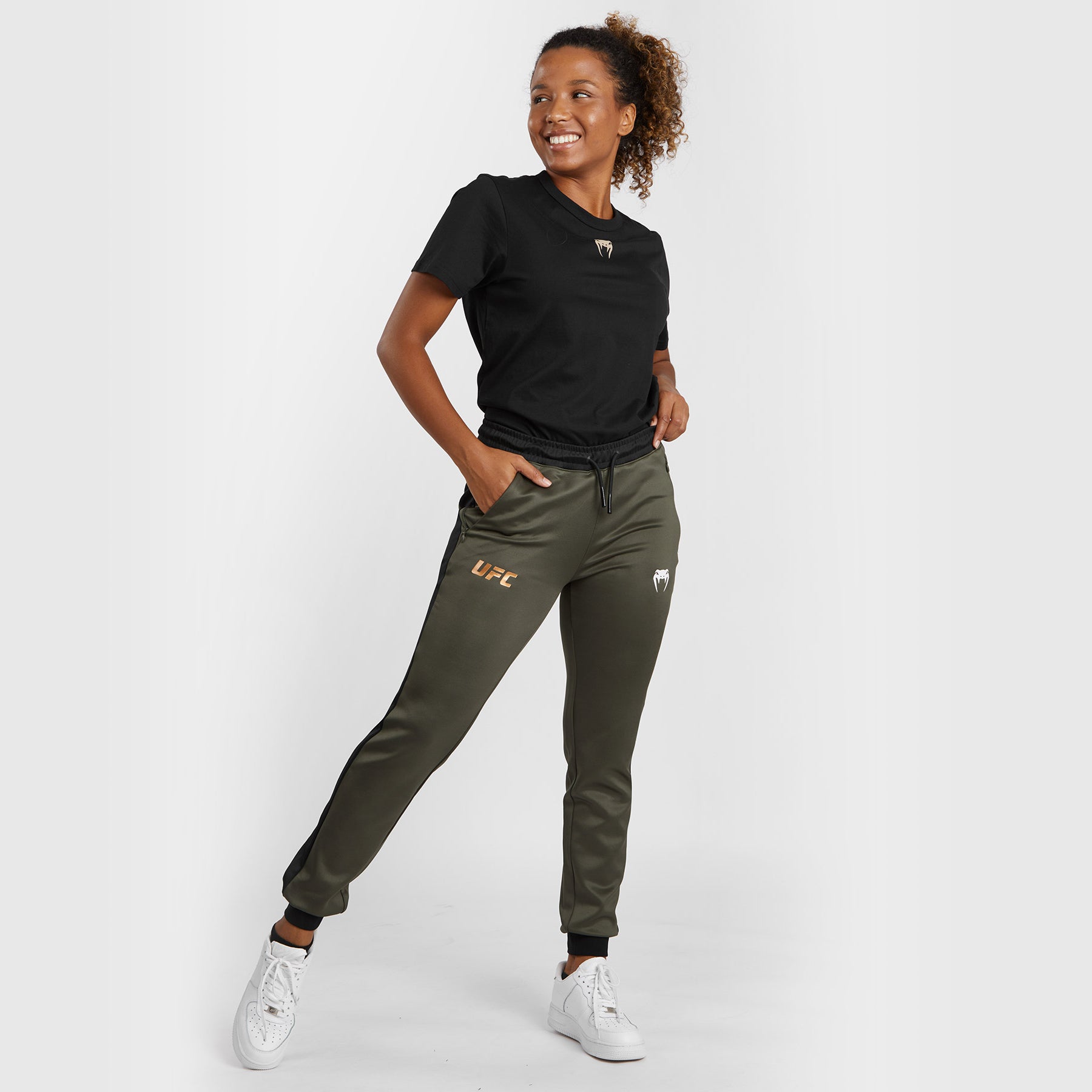 Pantalon de jogging de performance pour Femmes UFC Adrenaline by Venum Fight Week - Kaki/Bronze - product-type_Pantalons de jogging