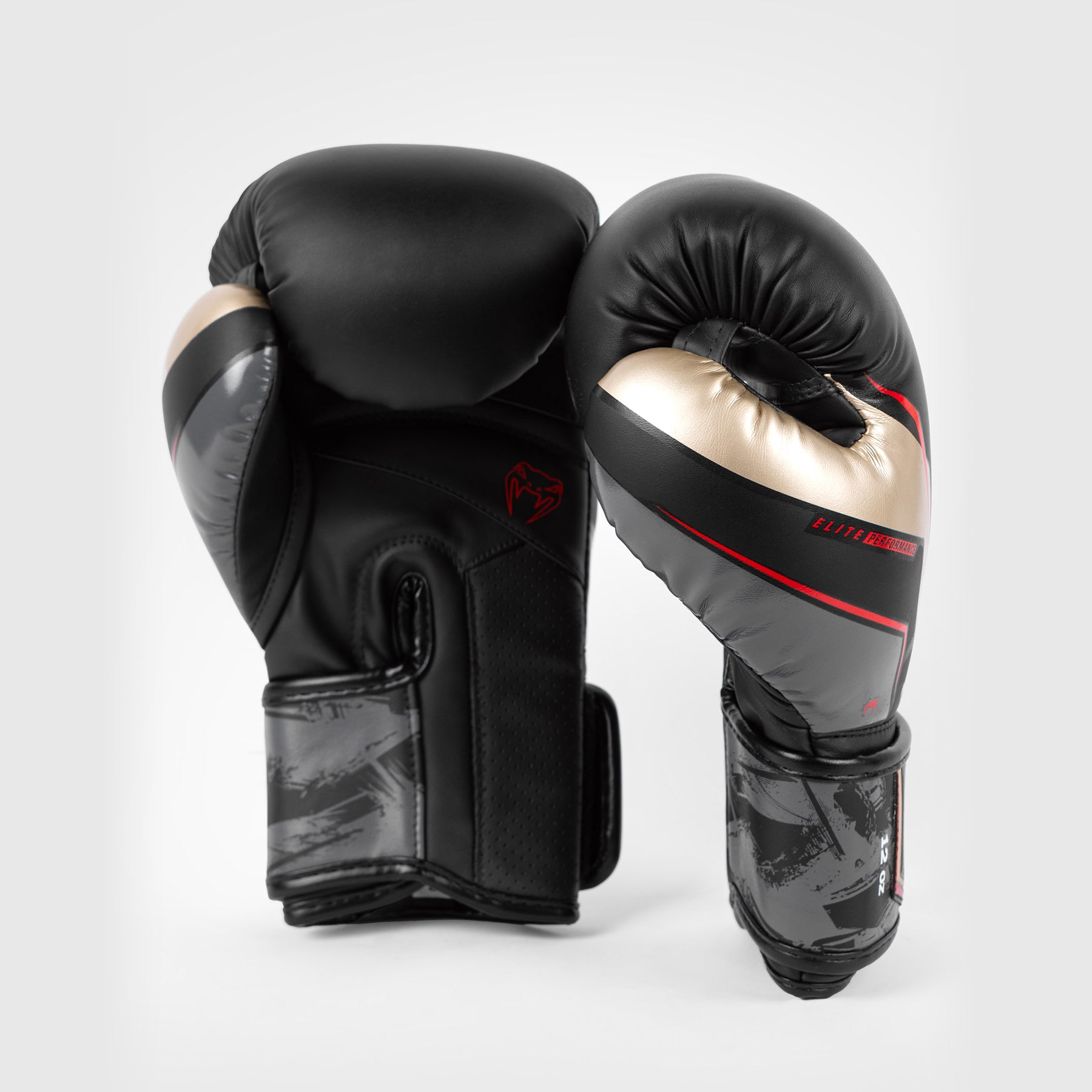 Gants de Boxe Venum Elite Evo - Noir/Or/Rouge - product-type_Gants de boxe