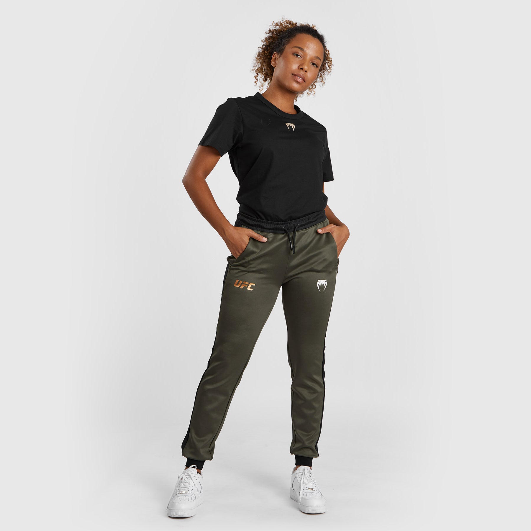 Pantalon de jogging de performance pour Femmes UFC Adrenaline by Venum Fight Week - Kaki/Bronze - product-type_Pantalons de jogging