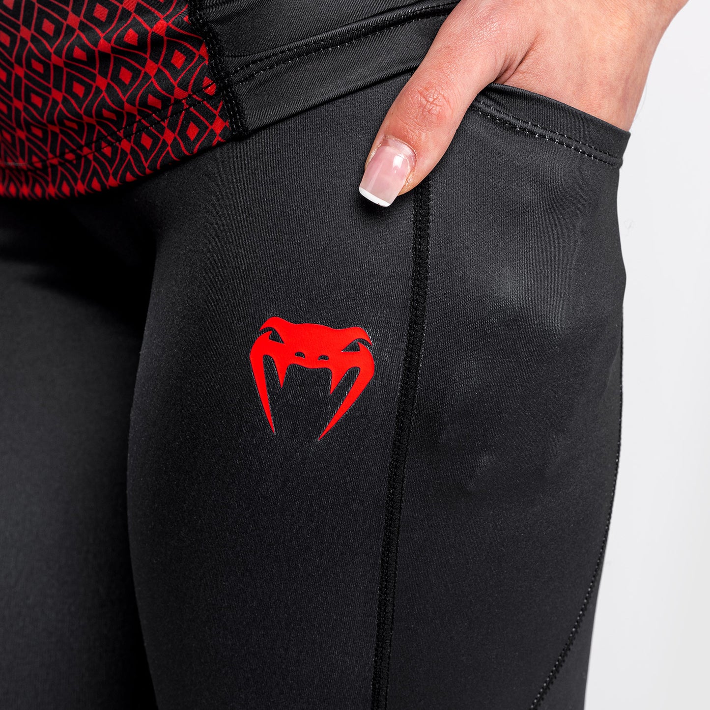 Legging UFC Venum Performance Institute - Noir/Rouge