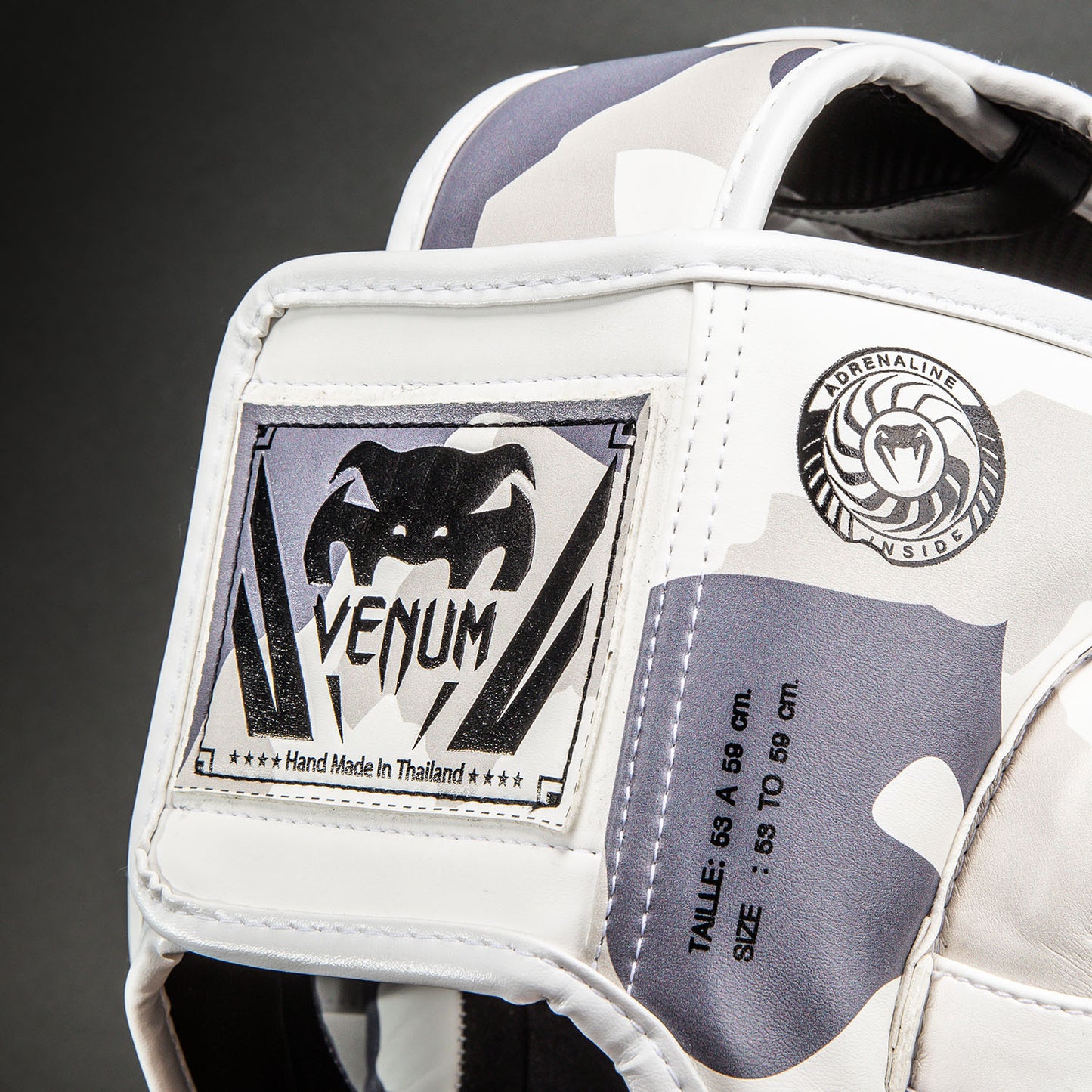Casque de protection Venum Elite Camo – Blanc/Gris Clair