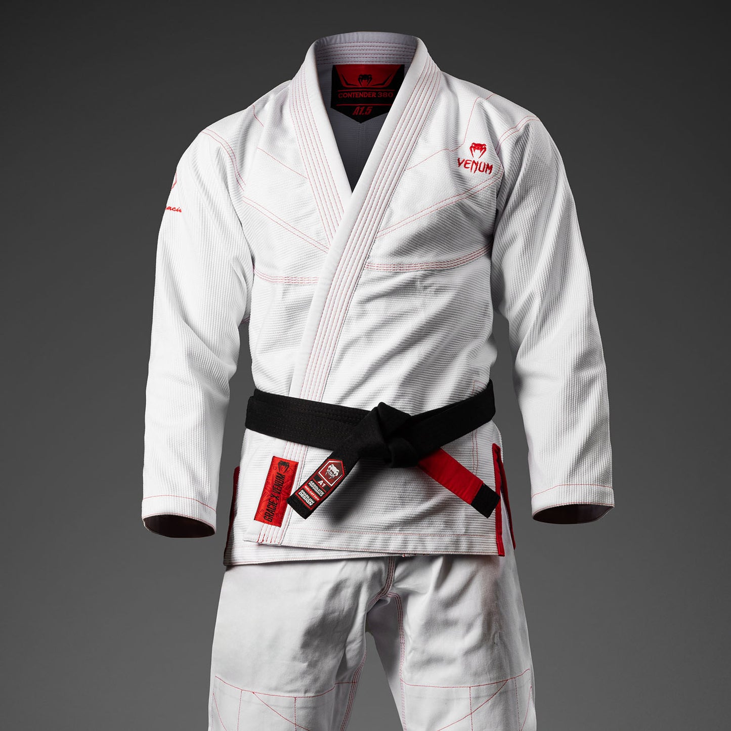 Kimono de JJB Venum x Roger Gracie Signature - Blanc/Rouge - product-type_Kimonos de JJB