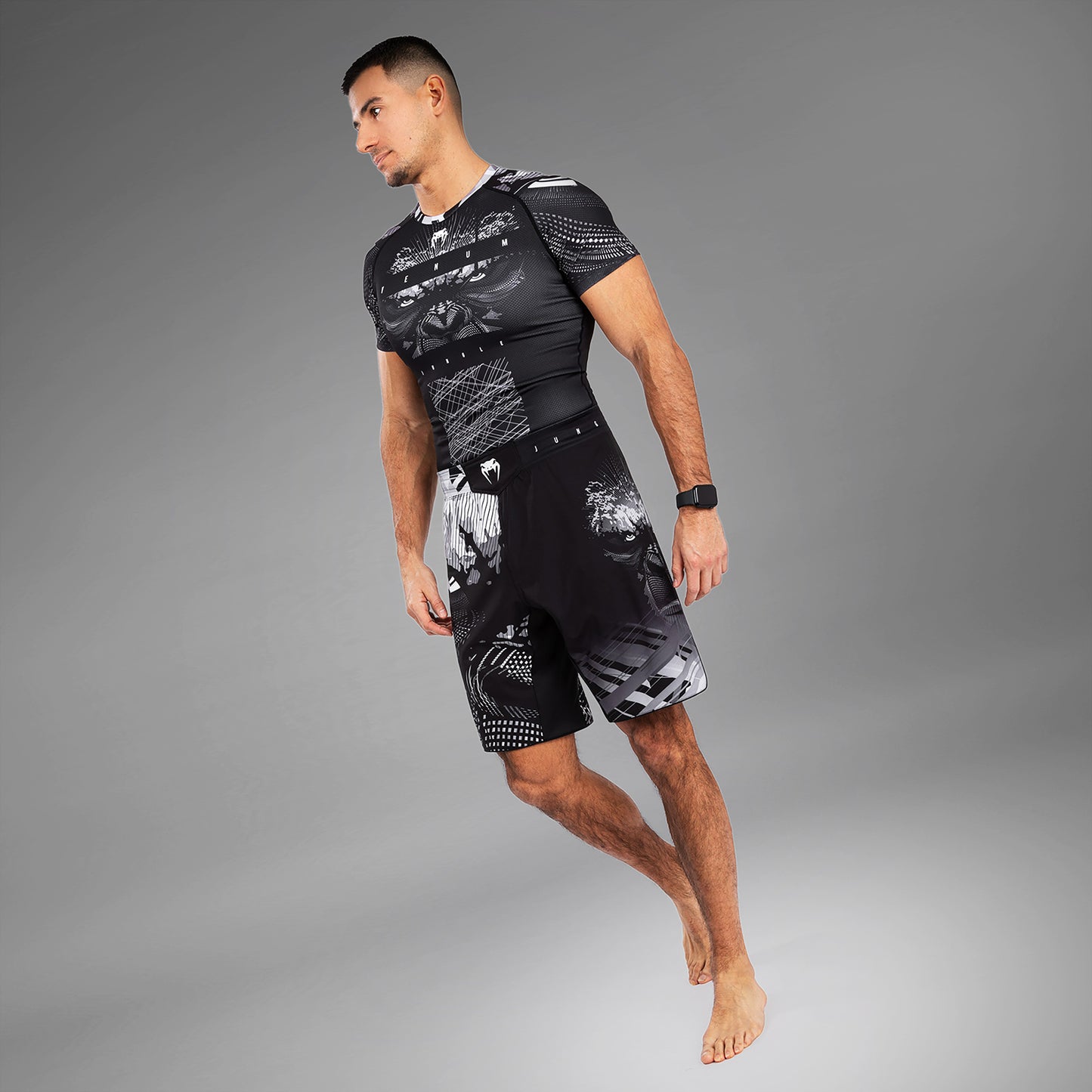 Short de Combat Venum Gorilla Jungle - Noir/Blanc - product-type_Shorts de MMA