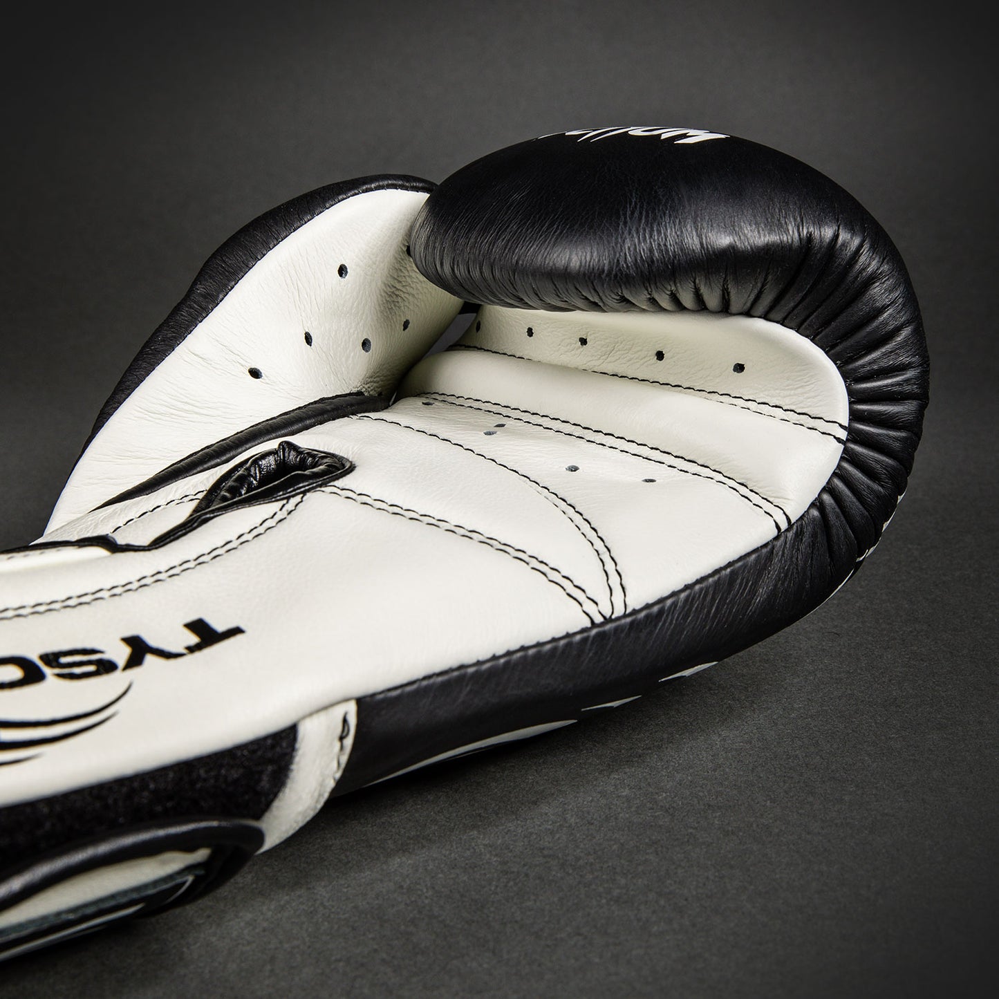 Gants de Boxe Pro Venum Giant 2.0 Mike Tyson - Noir Profond/Blanc Optique