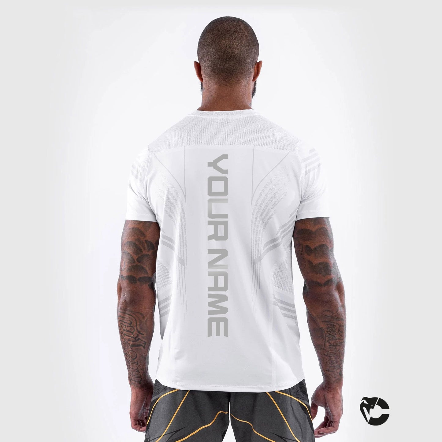 T-shirt Technique Homme Personnalisé UFC Venum Authentic Fight Night - Blanc - product-type_T-Shirts Dry Tech